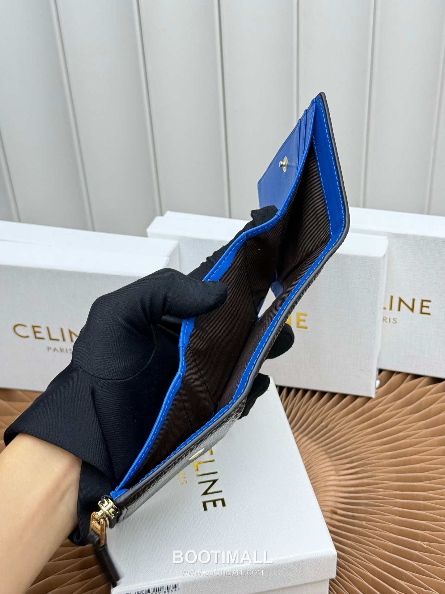Celine Grained Calfskin Small Wallet 셀린느 그레인드 카프스킨 스몰 반지갑 L100654 10.5cm 8