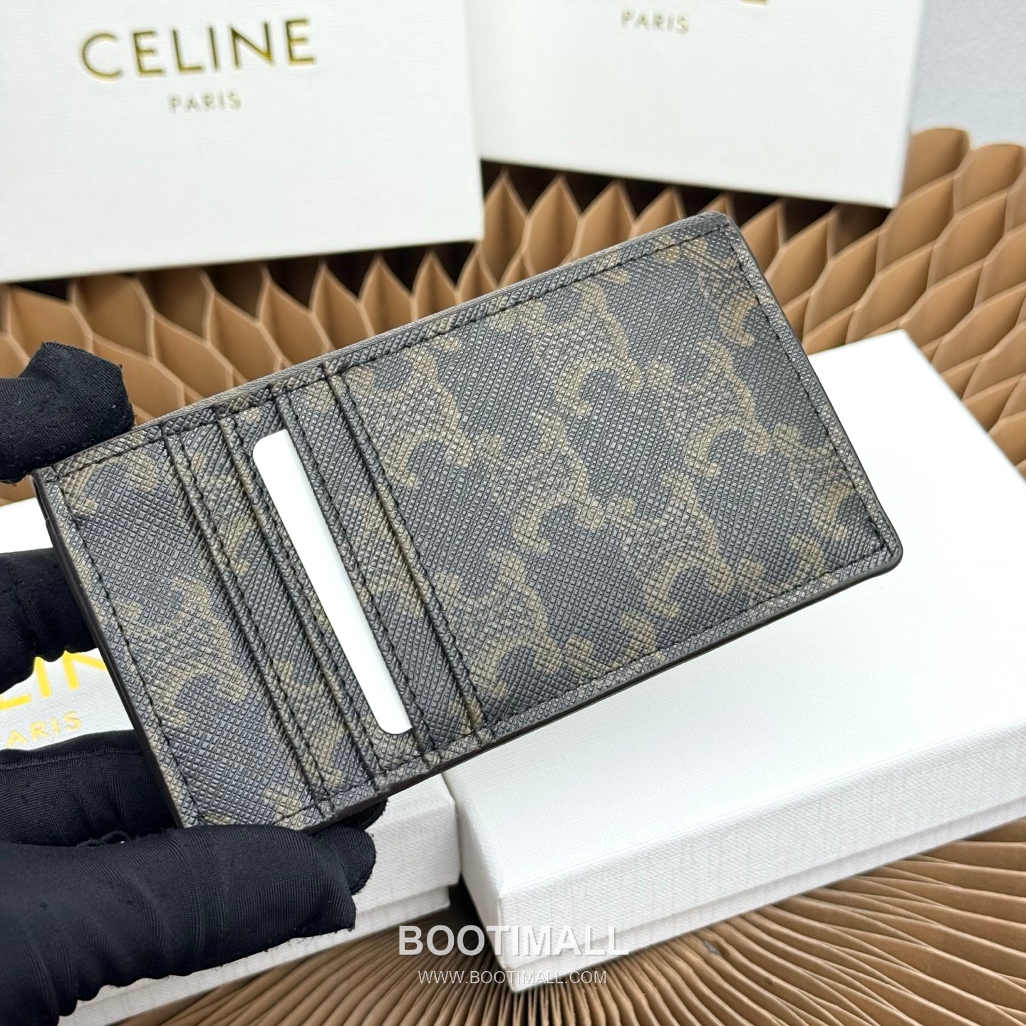 Celine Triomphe Flap Long Card Holder 셀린느 트리옹프 플랩 롱 카드홀더 10073 13cm 3