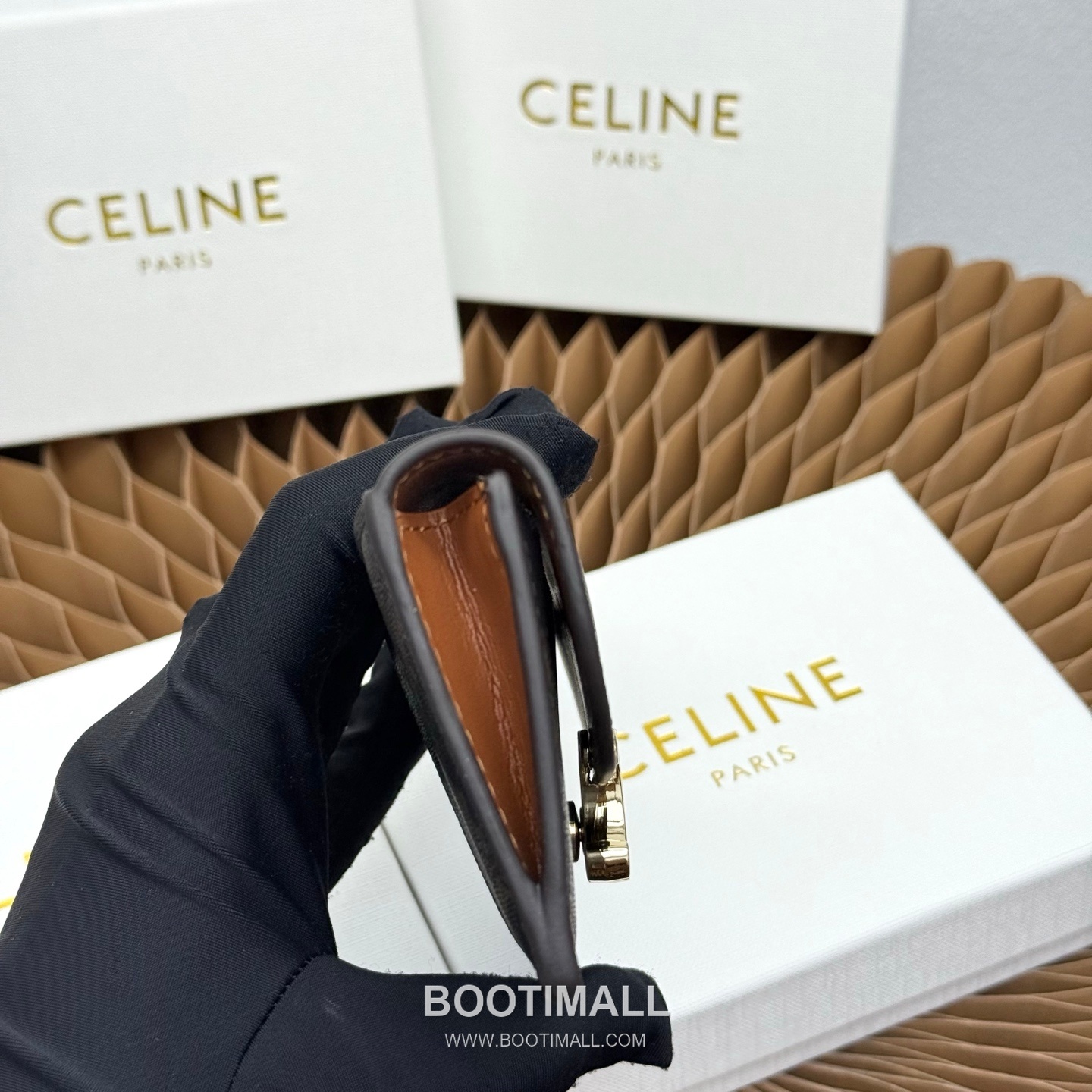 Celine Triomphe Flap Long Card Holder 셀린느 트리옹프 플랩 롱 카드홀더 10073 13cm 4
