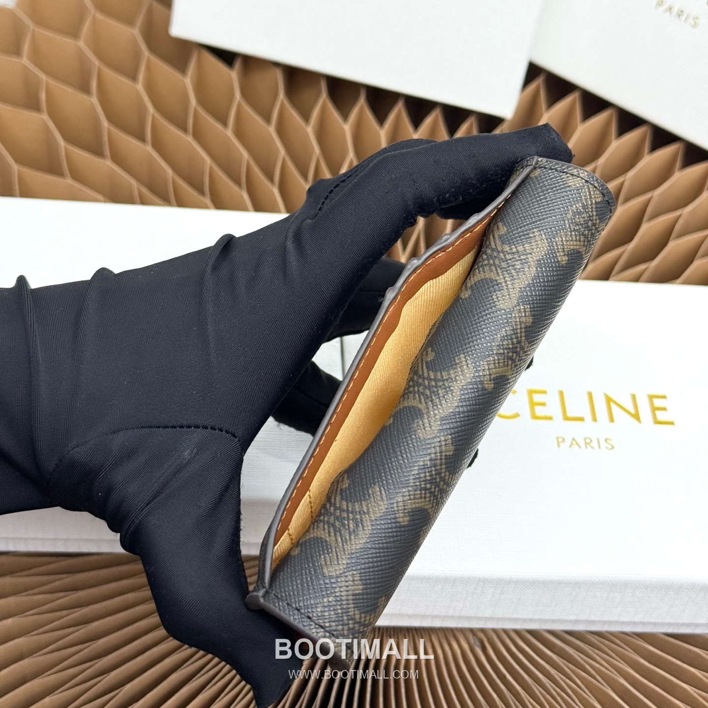 Celine Triomphe Flap Long Card Holder 셀린느 트리옹프 플랩 롱 카드홀더 10073 13cm 5