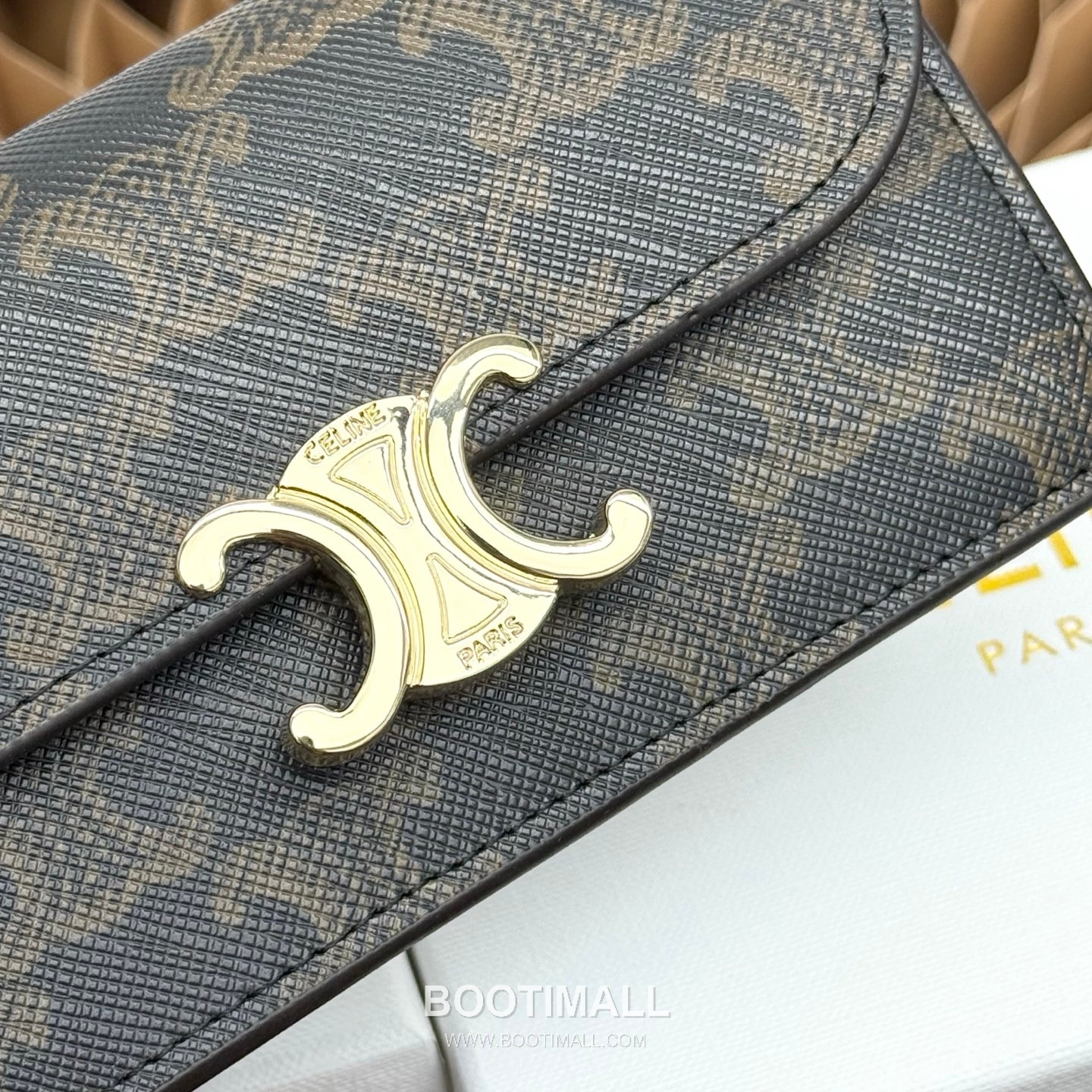 Celine Triomphe Flap Long Card Holder 셀린느 트리옹프 플랩 롱 카드홀더 10073 13cm 6