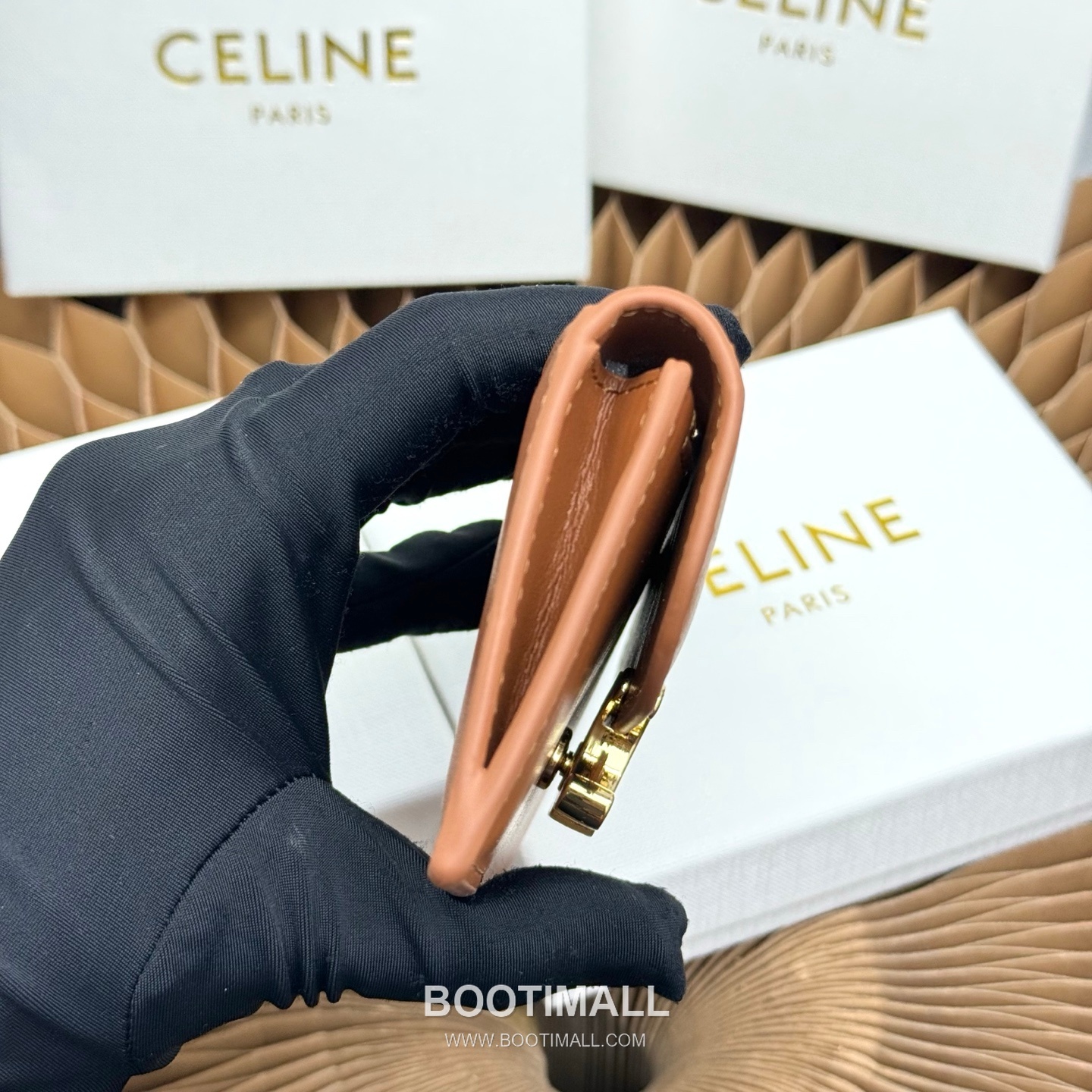 Celine Triomphe Flap Long Card Holder 셀린느 트리옹프 플랩 롱 카드홀더 10073 13cm 5