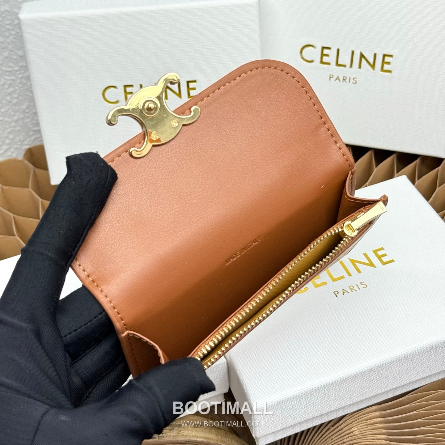 Celine Triomphe Flap Long Card Holder 셀린느 트리옹프 플랩 롱 카드홀더 10073 13cm 8