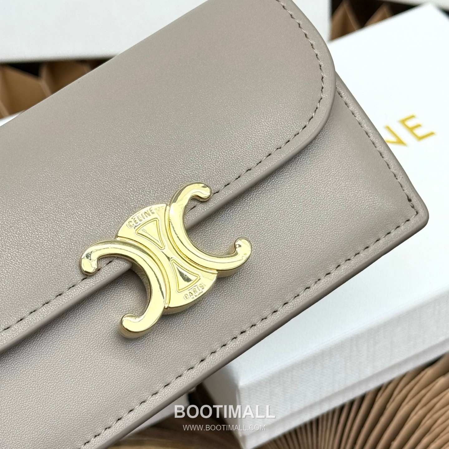 Celine Triomphe Flap Long Card Holder 셀린느 트리옹프 플랩 롱 카드홀더 10073 13cm 4