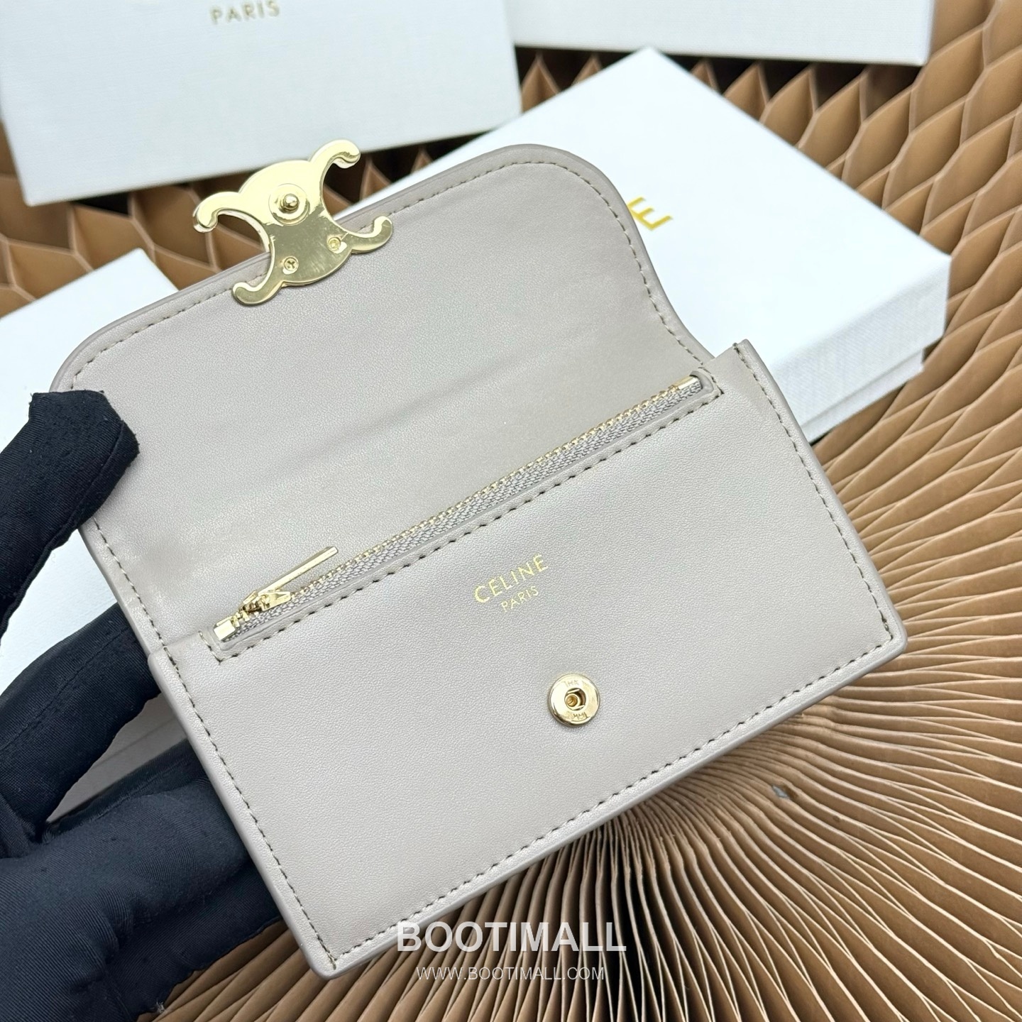 Celine Triomphe Flap Long Card Holder 셀린느 트리옹프 플랩 롱 카드홀더 10073 13cm 6