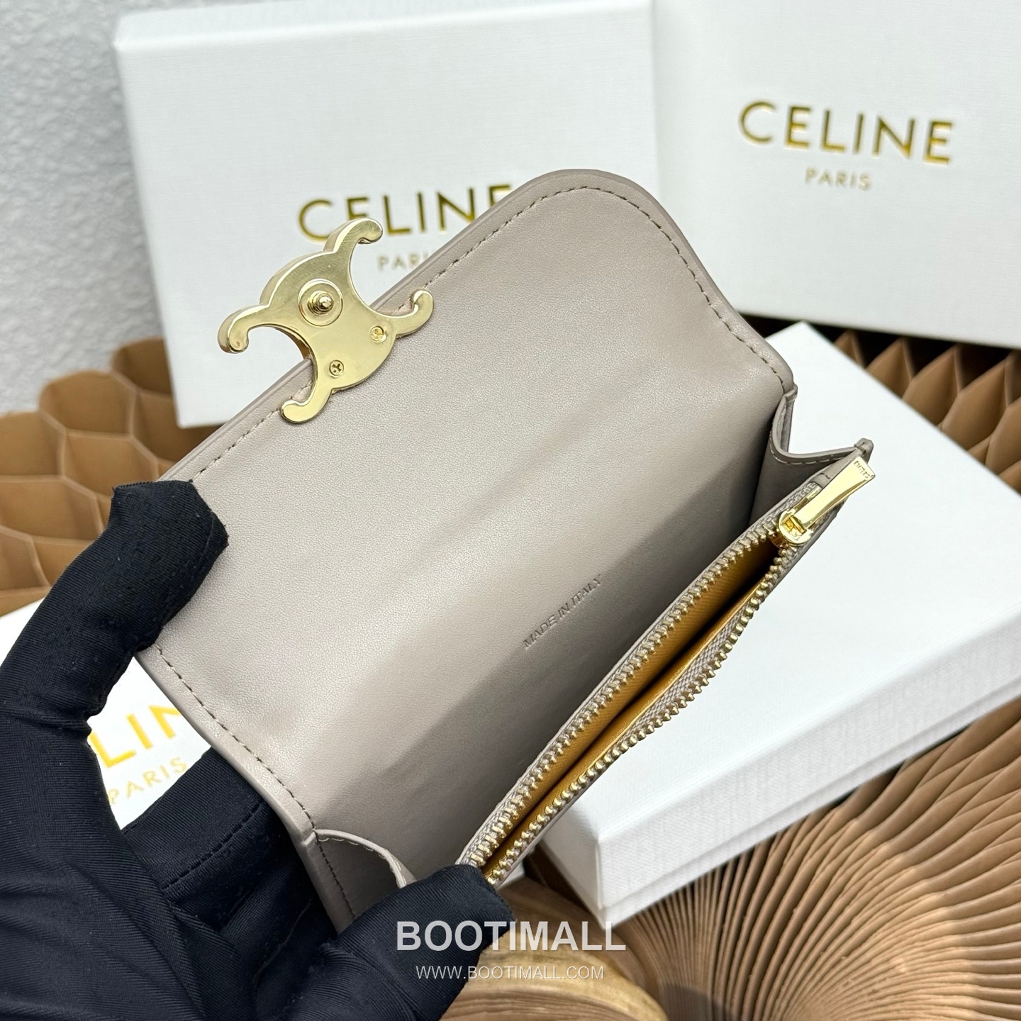 Celine Triomphe Flap Long Card Holder 셀린느 트리옹프 플랩 롱 카드홀더 10073 13cm 7