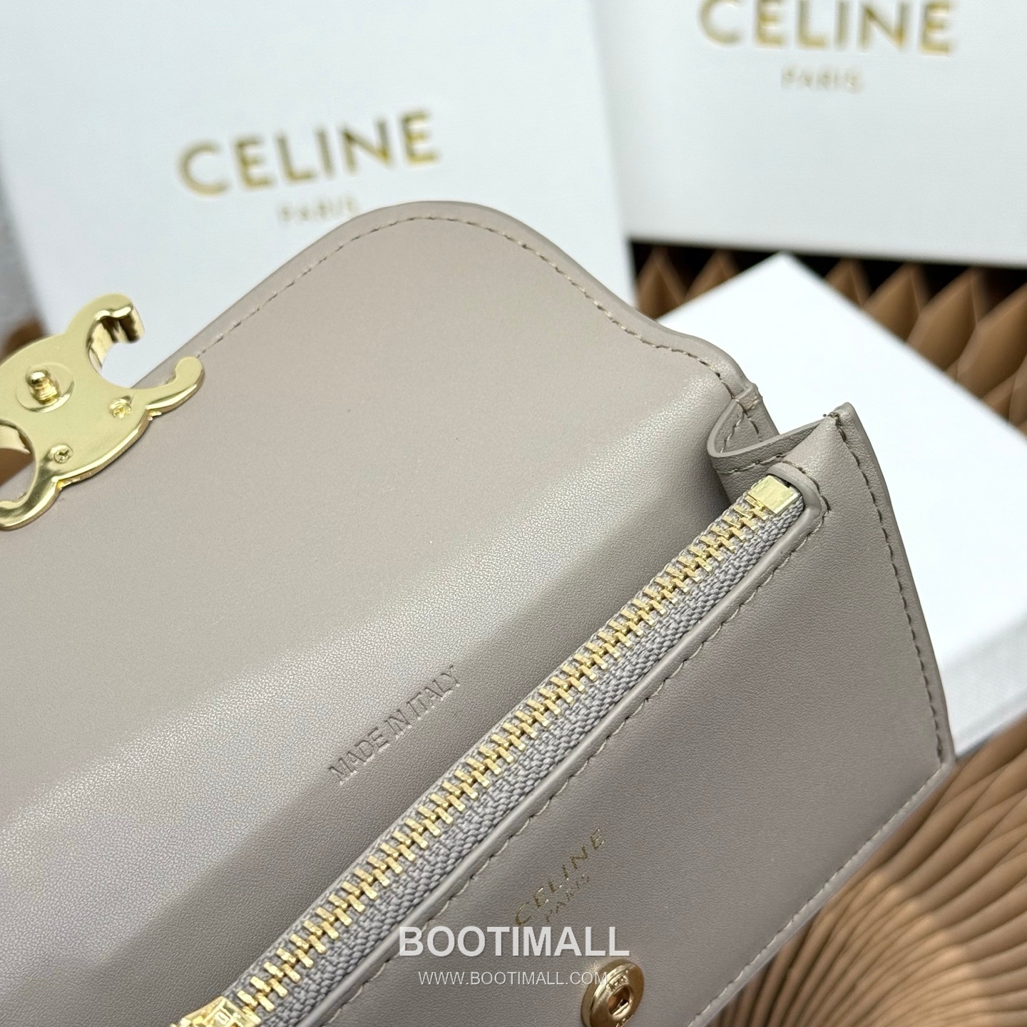 Celine Triomphe Flap Long Card Holder 셀린느 트리옹프 플랩 롱 카드홀더 10073 13cm 8