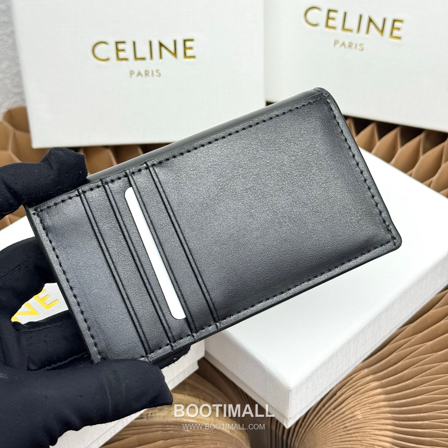 Celine Triomphe Flap Long Card Holder 셀린느 트리옹프 플랩 롱 카드홀더 10073 13cm 3
