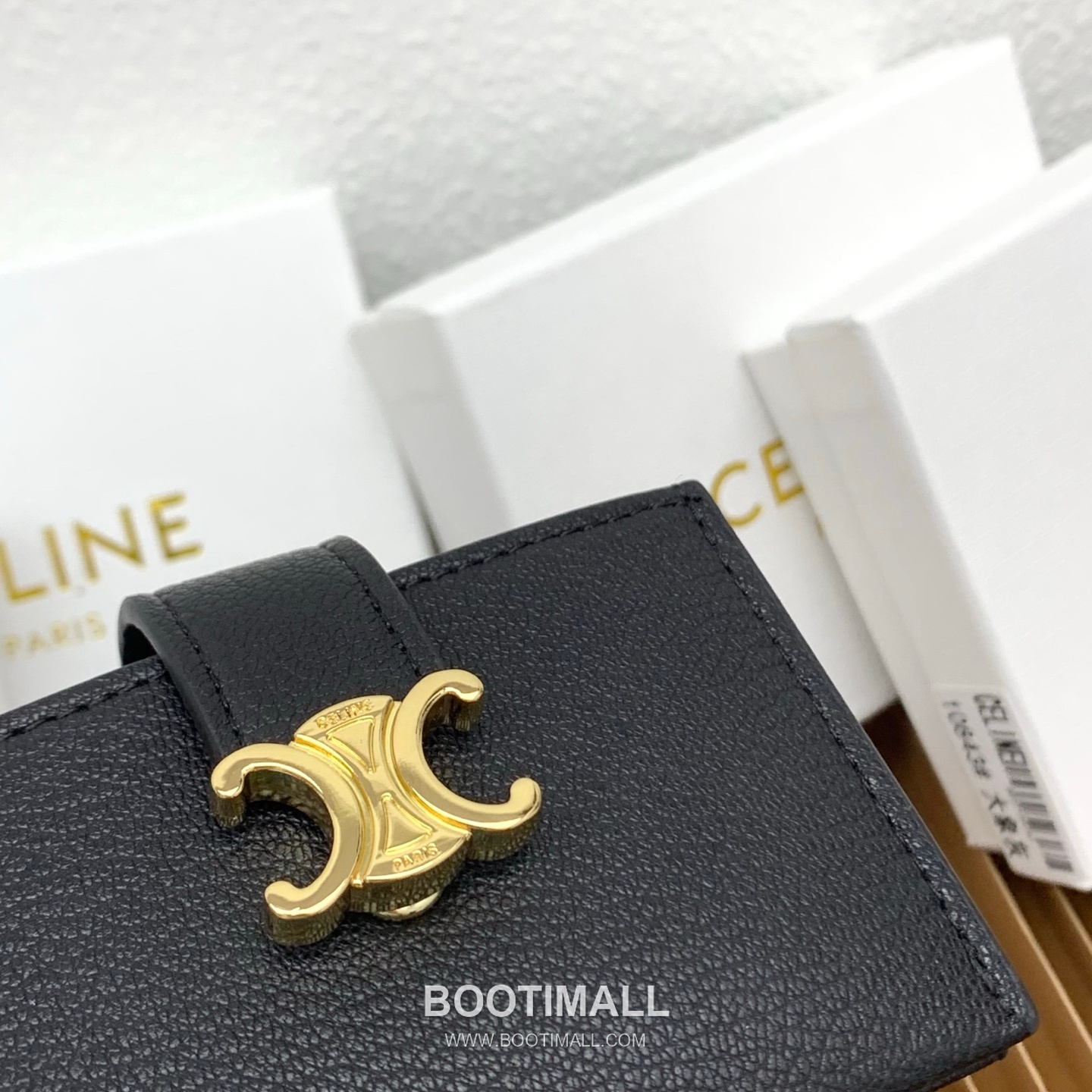 Celine Triomphe Accordion Grained Calfskin Card Holder 셀린느 트리옹프 아코디언 그레인드 카프스킨 카드홀더 10843 11cm 4