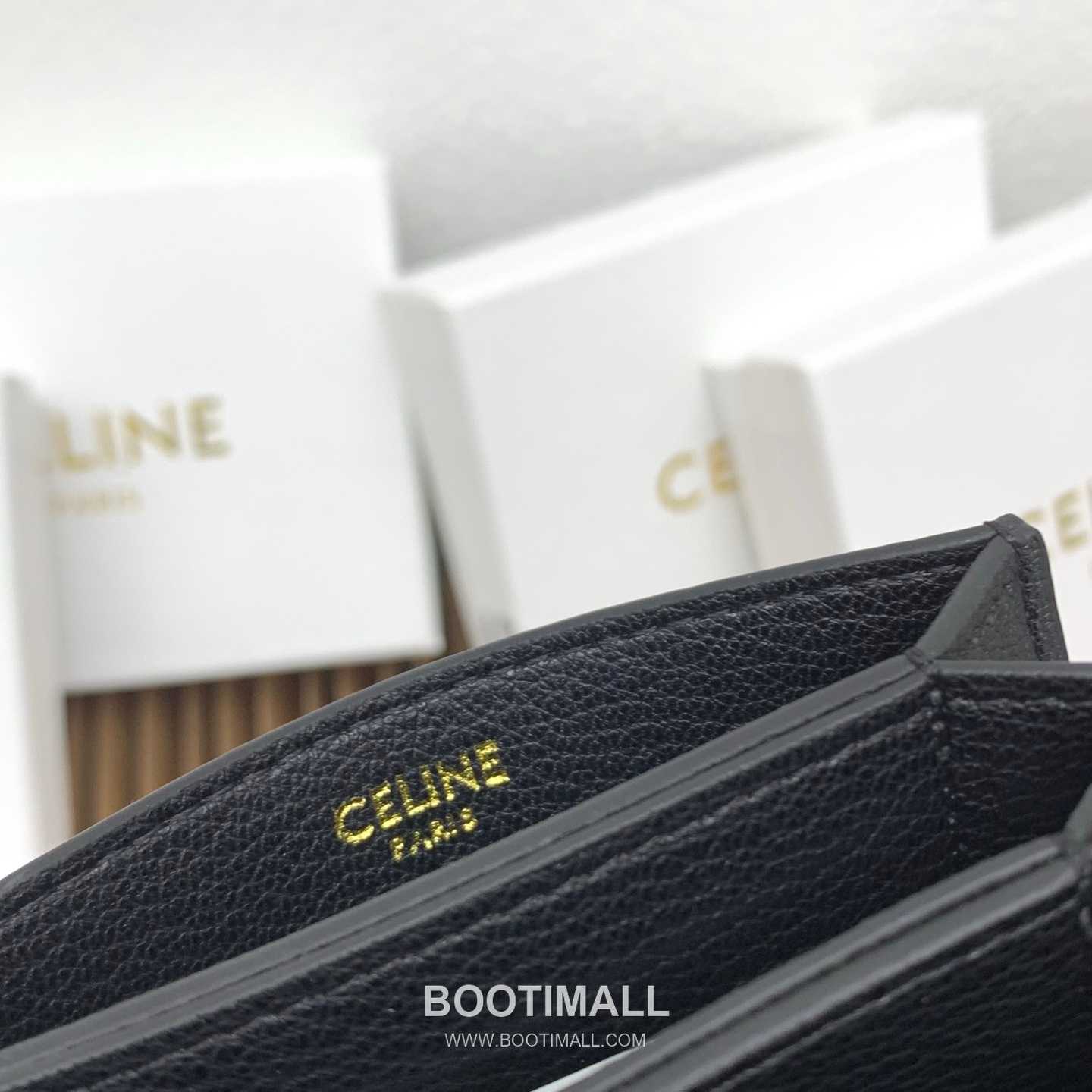 Celine Triomphe Accordion Grained Calfskin Card Holder 셀린느 트리옹프 아코디언 그레인드 카프스킨 카드홀더 10843 11cm 6