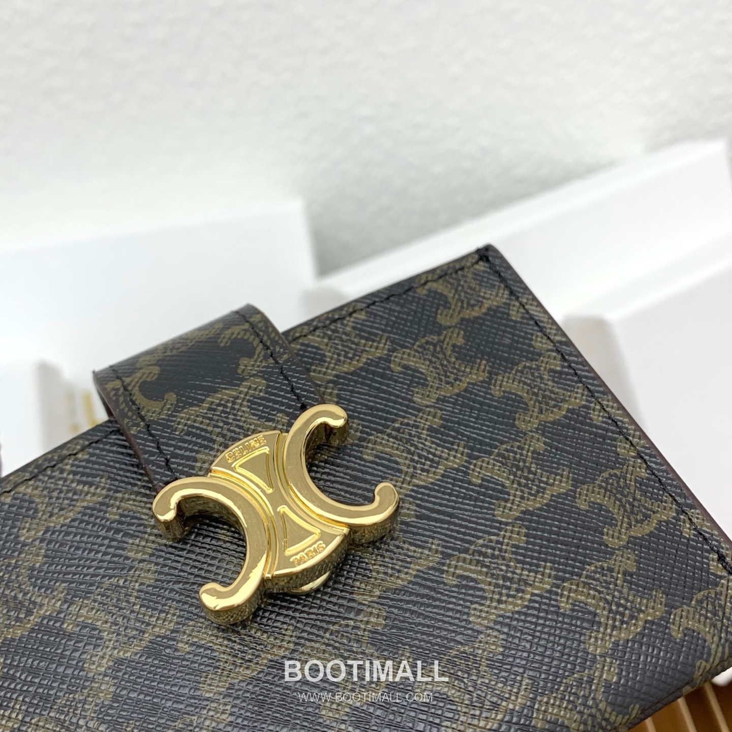 Celine Triomphe Accordion Grained Calfskin Card Holder 셀린느 트리옹프 아코디언 그레인드 카프스킨 카드홀더 10843 11cm 7