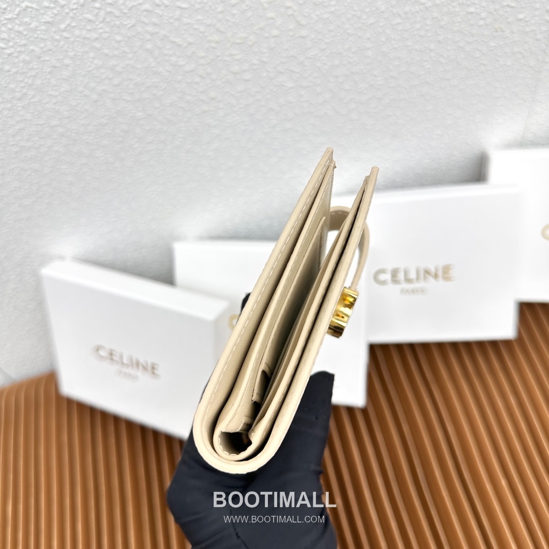 Celine Victoire Medium Wallet in Calfskin 셀린느 빅투아르 미디엄 카프스킨 지갑 10912 14cm 4