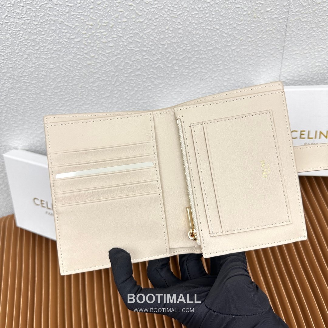 Celine Victoire Medium Wallet in Calfskin 셀린느 빅투아르 미디엄 카프스킨 지갑 10912 14cm 6