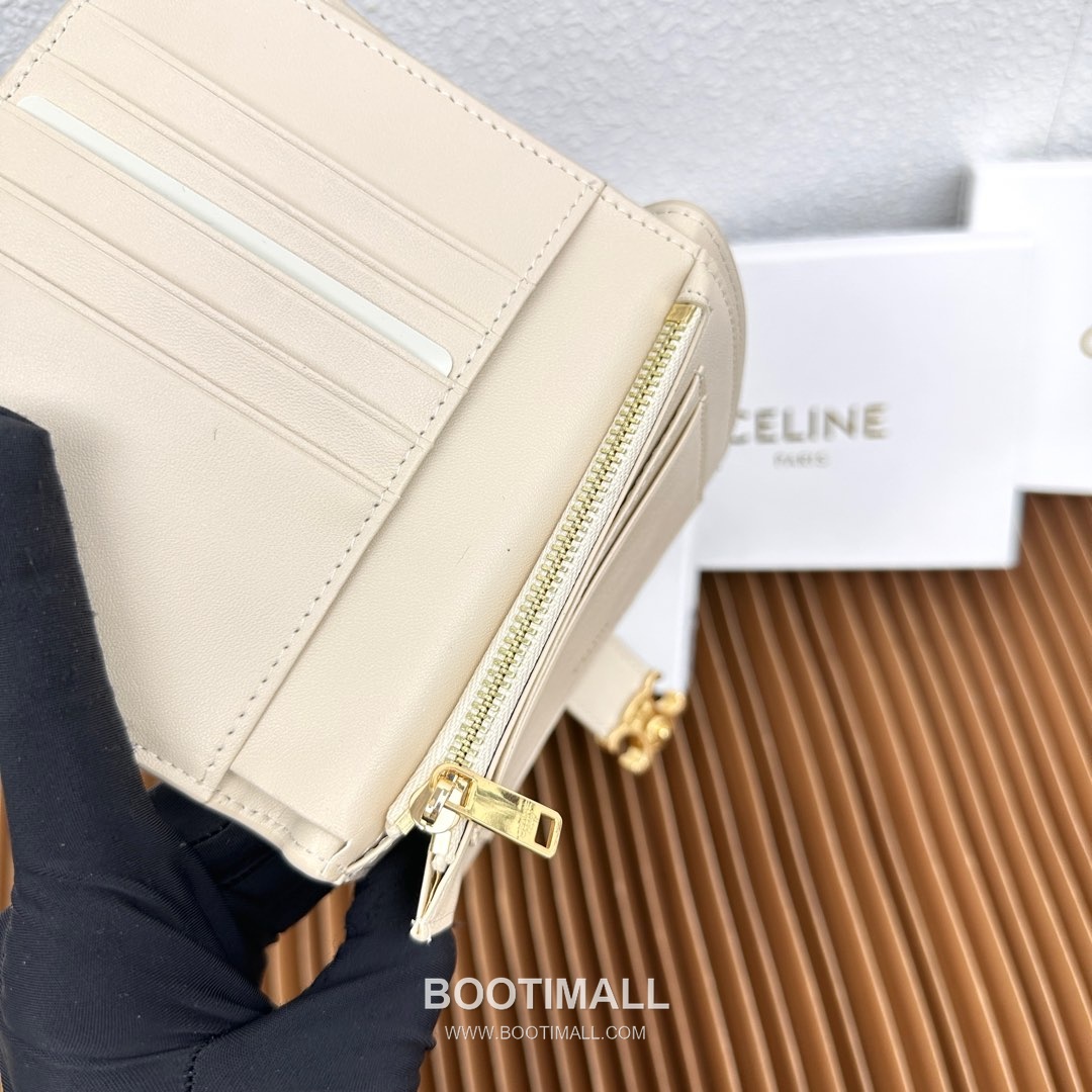 Celine Victoire Medium Wallet in Calfskin 셀린느 빅투아르 미디엄 카프스킨 지갑 10912 14cm 8