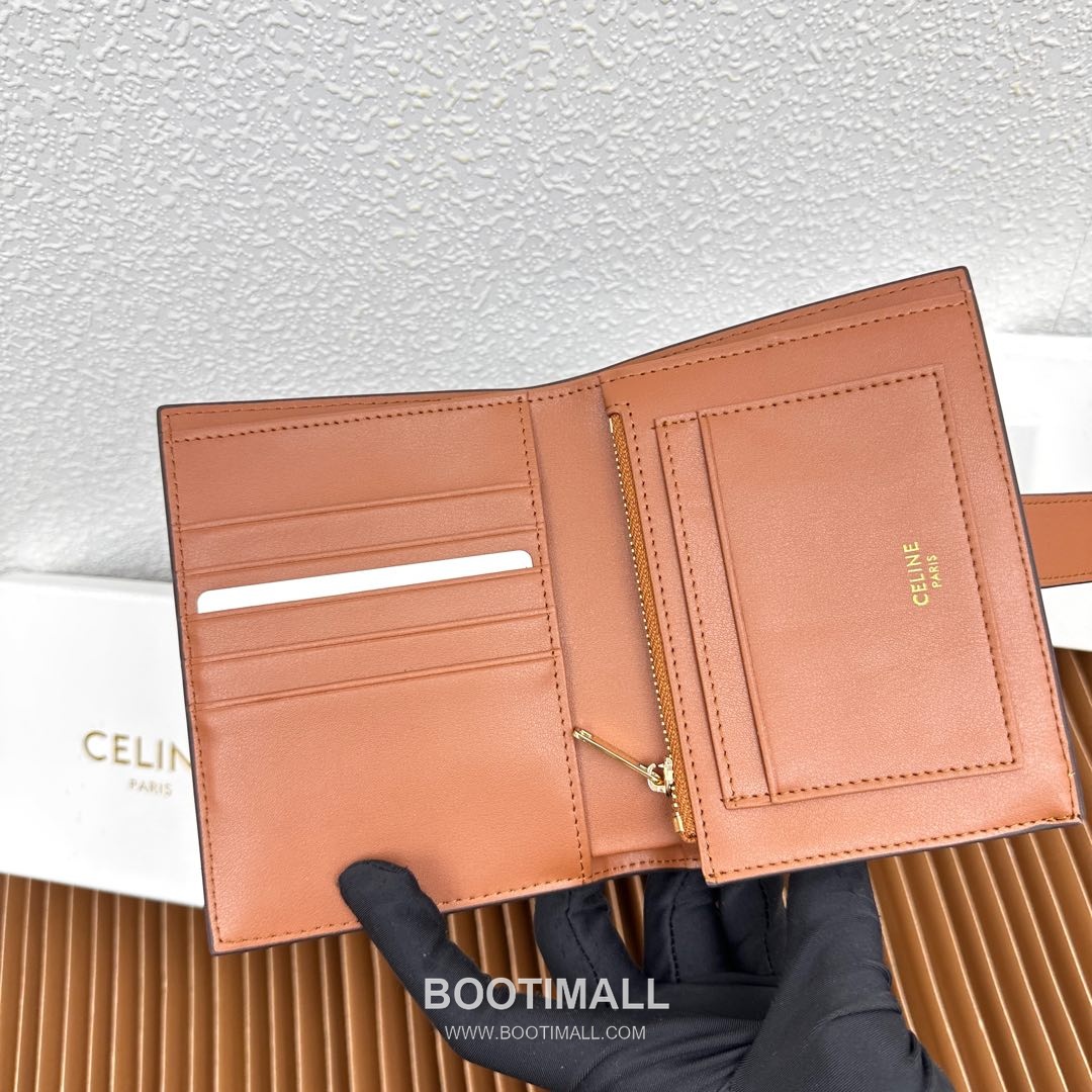Celine Victoire Medium Wallet in Calfskin 셀린느 빅투아르 미디엄 카프스킨 지갑 10912 14cm 7