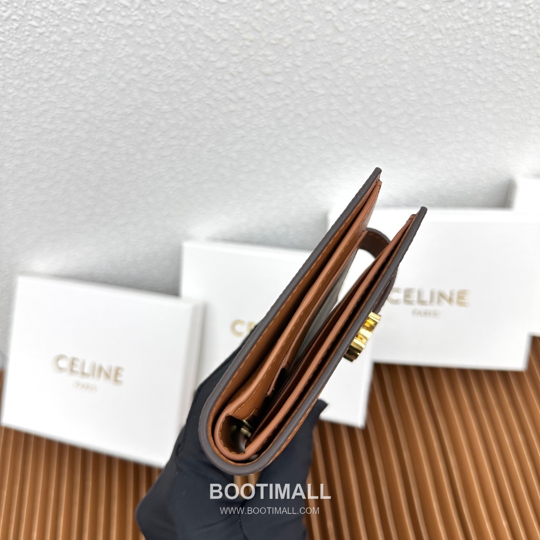 Celine Victoire Medium Wallet in Calfskin 셀린느 빅투아르 미디엄 카프스킨 지갑 10912 14cm 9