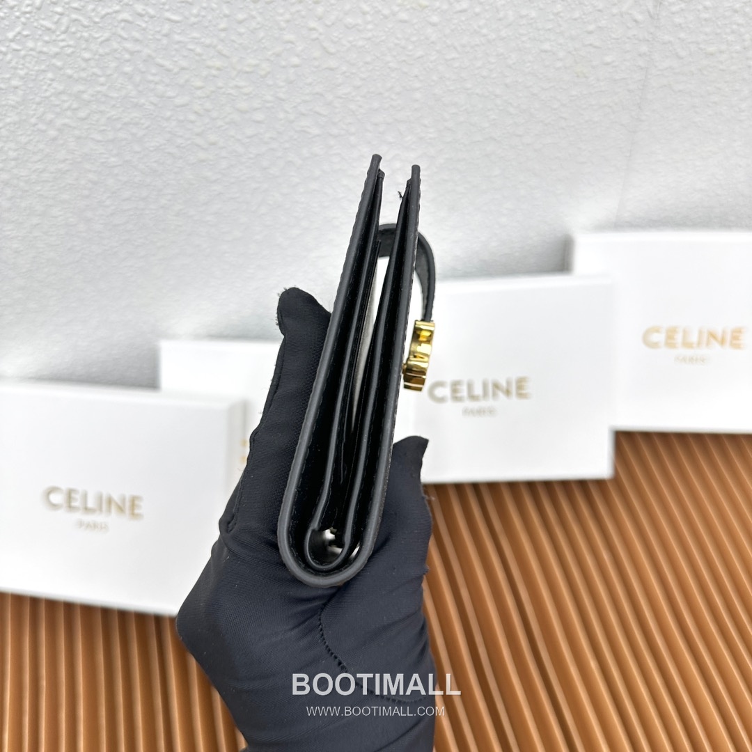 Celine Victoire Medium Wallet in Calfskin 셀린느 빅투아르 미디엄 카프스킨 지갑 10912 14cm 6