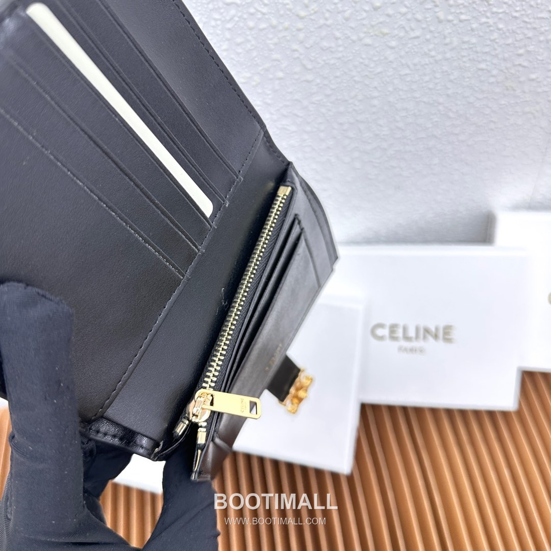 Celine Victoire Medium Wallet in Calfskin 셀린느 빅투아르 미디엄 카프스킨 지갑 10912 14cm 8