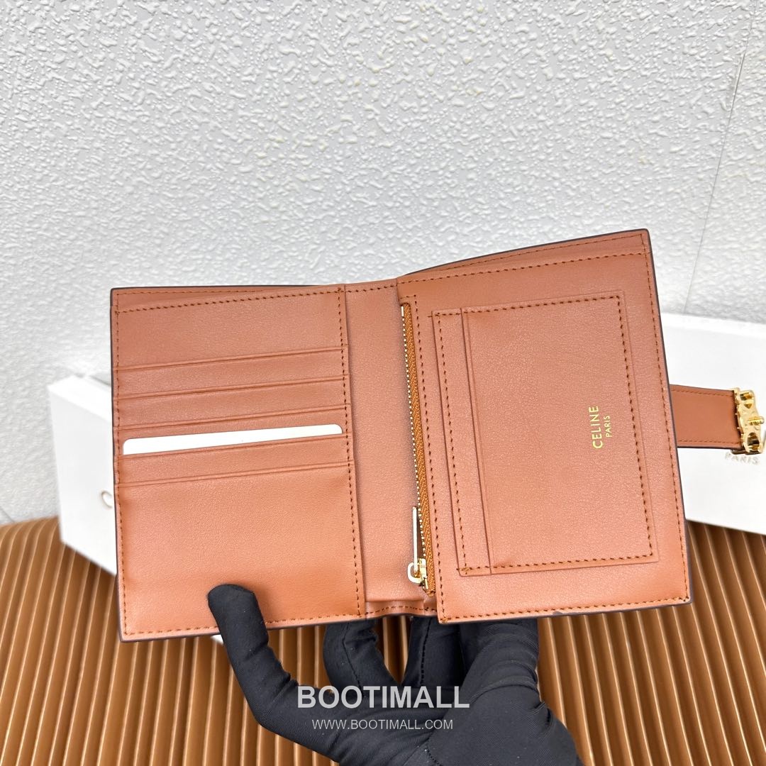 Celine Victoire Medium Wallet in Calfskin 셀린느 빅투아르 미디엄 카프스킨 지갑 10912 14cm 7