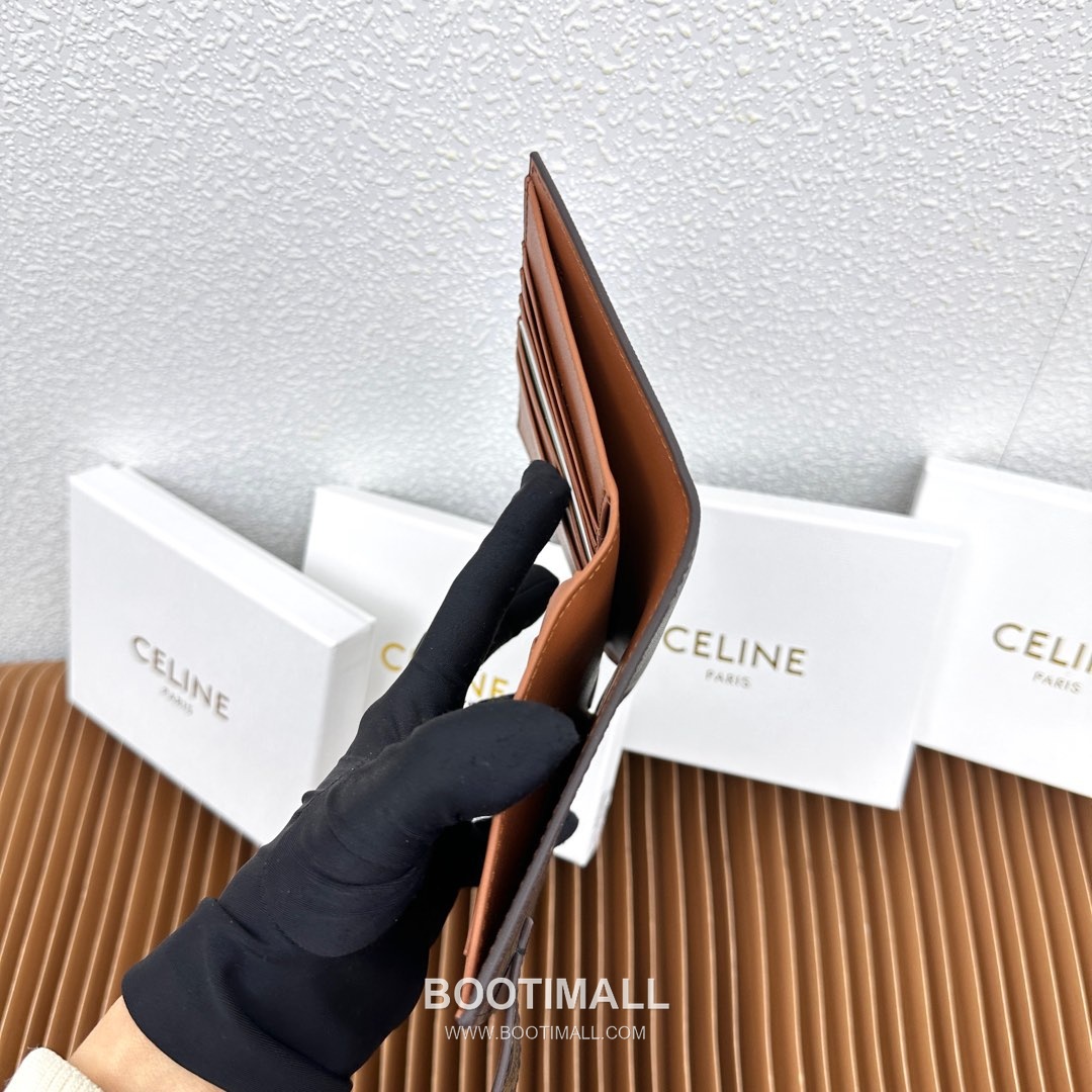 Celine Victoire Medium Wallet in Calfskin 셀린느 빅투아르 미디엄 카프스킨 지갑 10912 14cm 9