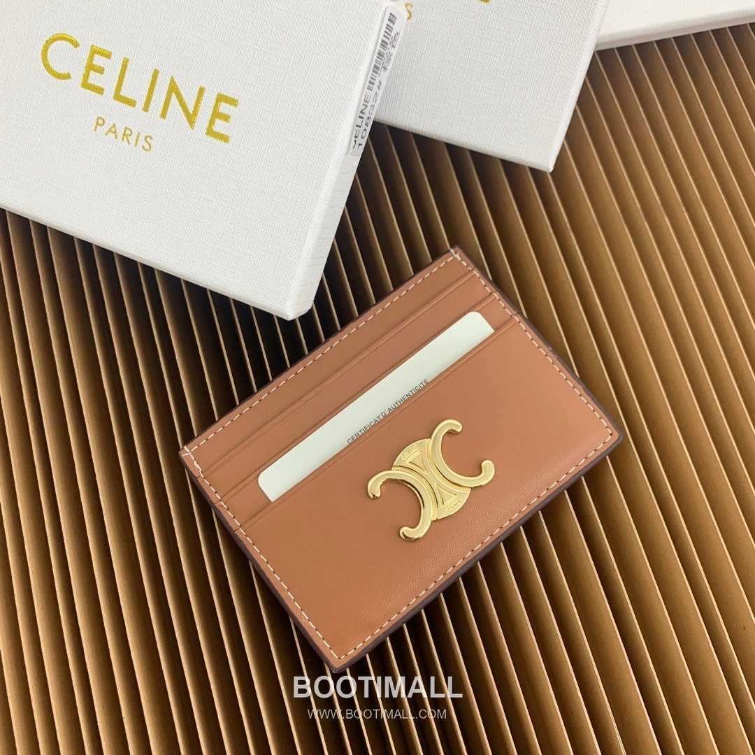 Celine Triomphe Canvas Card Holder 셀린느 트리옹프 캔버스 카드홀더 10832 11cm 2