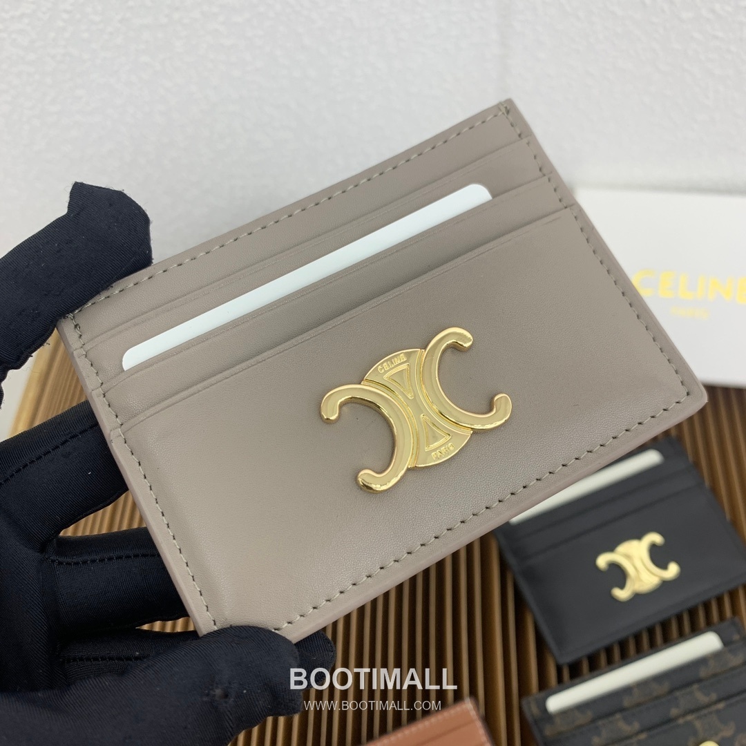Celine Triomphe Canvas Card Holder 셀린느 트리옹프 캔버스 카드홀더 10832 11cm 1