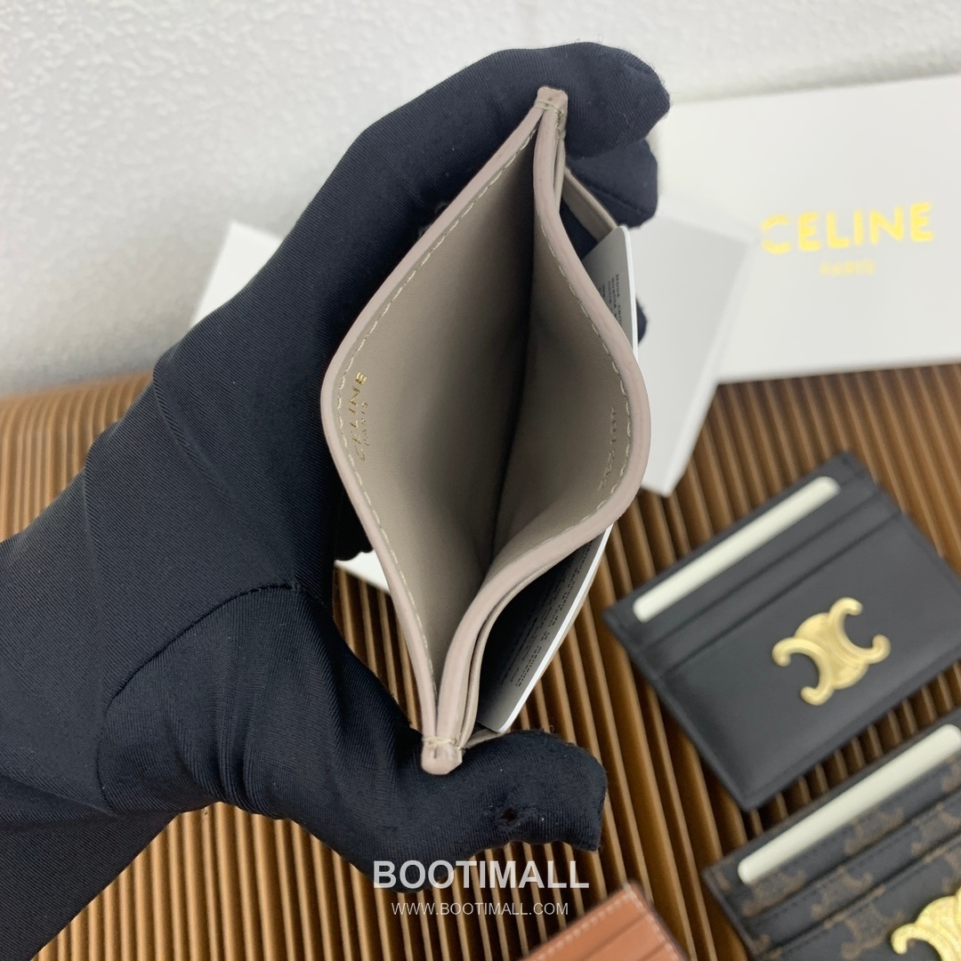 Celine Triomphe Canvas Card Holder 셀린느 트리옹프 캔버스 카드홀더 10832 11cm 7