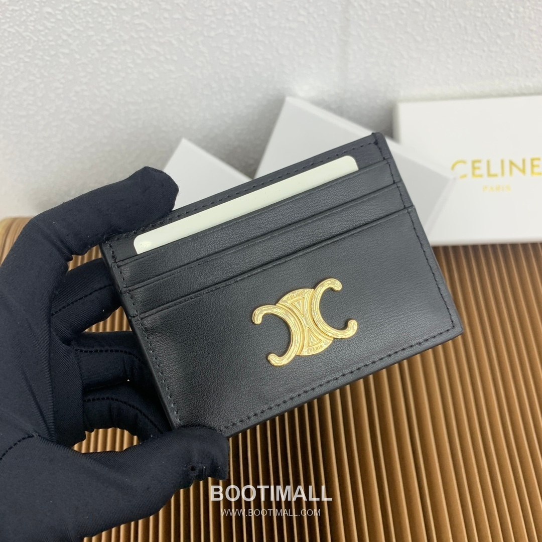 Celine Triomphe Canvas Card Holder 셀린느 트리옹프 캔버스 카드홀더 10832 11cm 1
