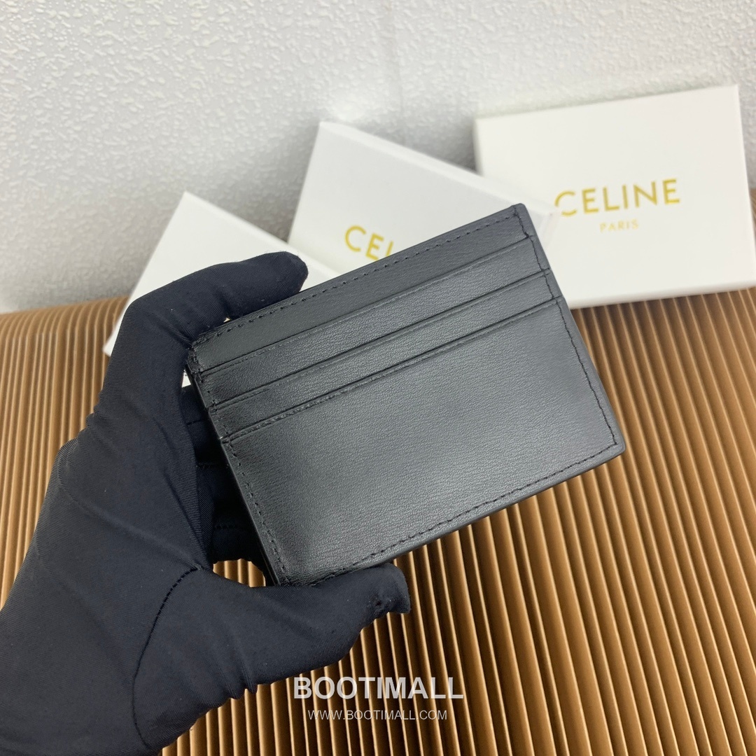 Celine Triomphe Canvas Card Holder 셀린느 트리옹프 캔버스 카드홀더 10832 11cm 3