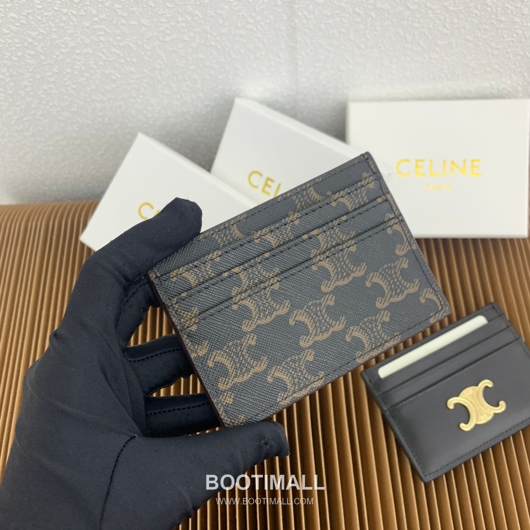 Celine Triomphe Canvas Card Holder 셀린느 트리옹프 캔버스 카드홀더 10832 11cm 2