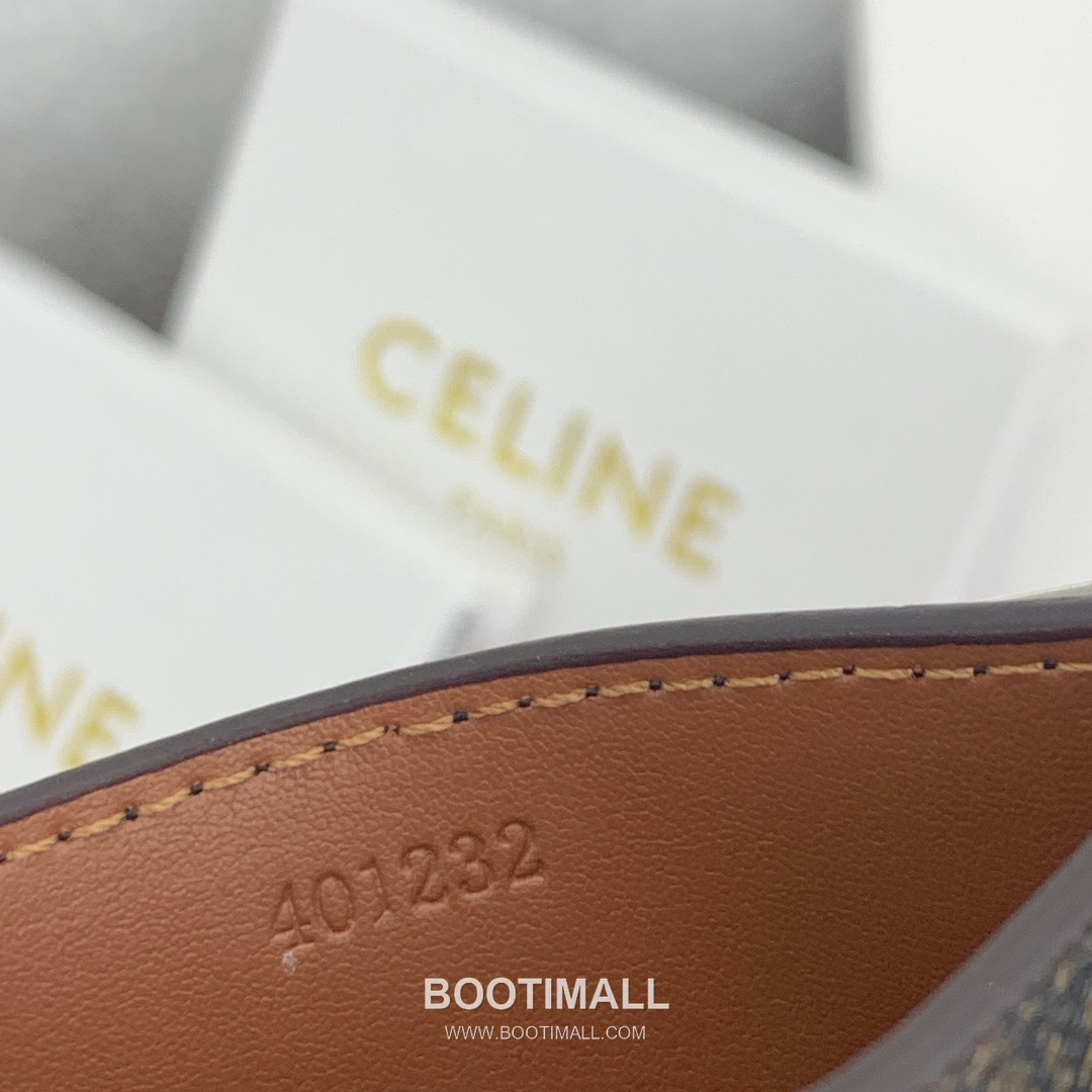 Celine Triomphe Canvas Card Holder 셀린느 트리옹프 캔버스 카드홀더 10832 11cm 6