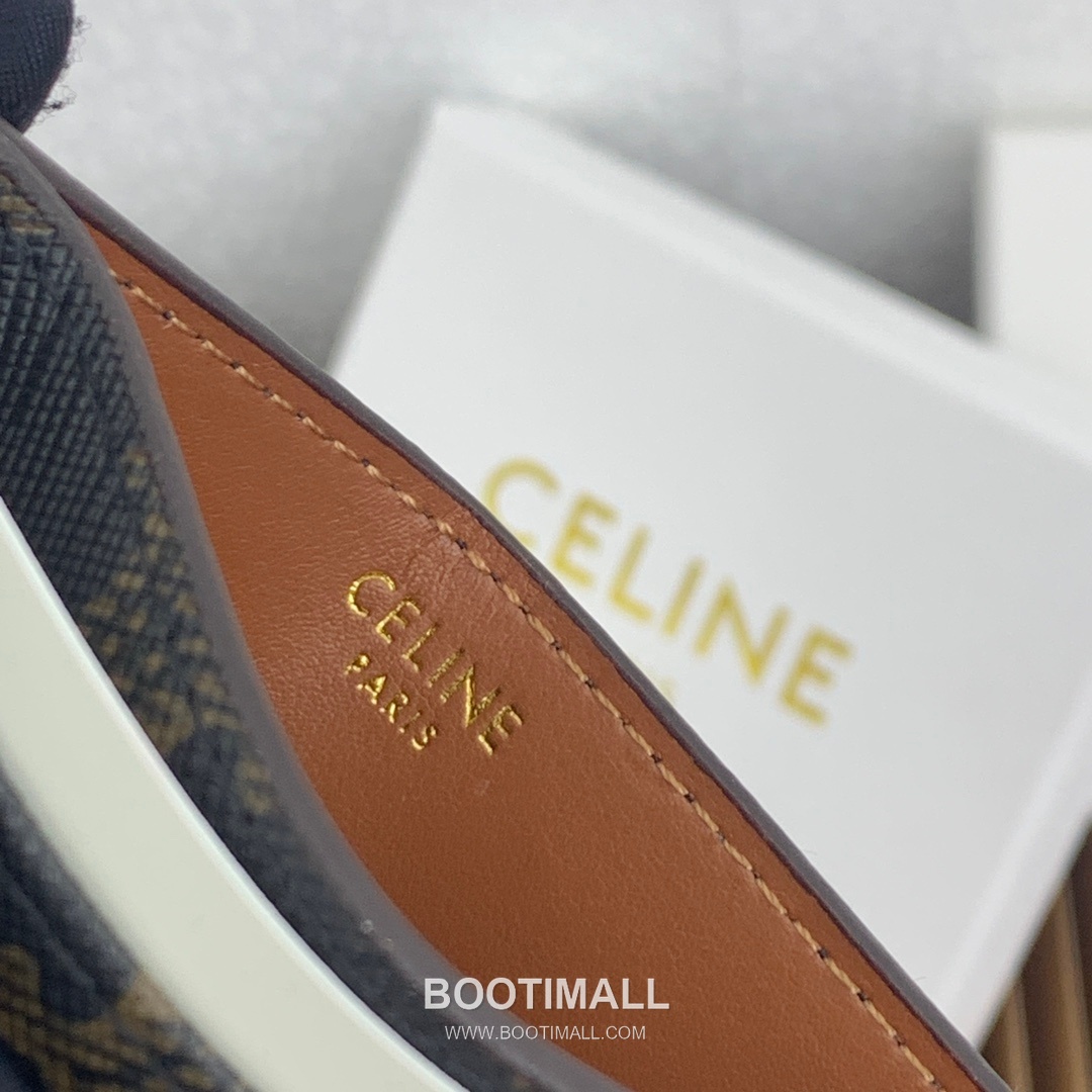 Celine Triomphe Canvas Card Holder 셀린느 트리옹프 캔버스 카드홀더 10832 11cm 7