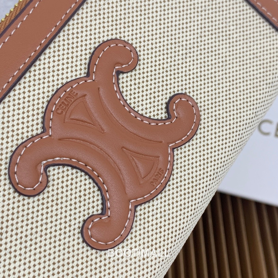 Celine Triomphe Cuir Large Zipped Wallet 셀린느 트리옹프 퀴르 라지 지퍼 지갑 10543 19cm 7