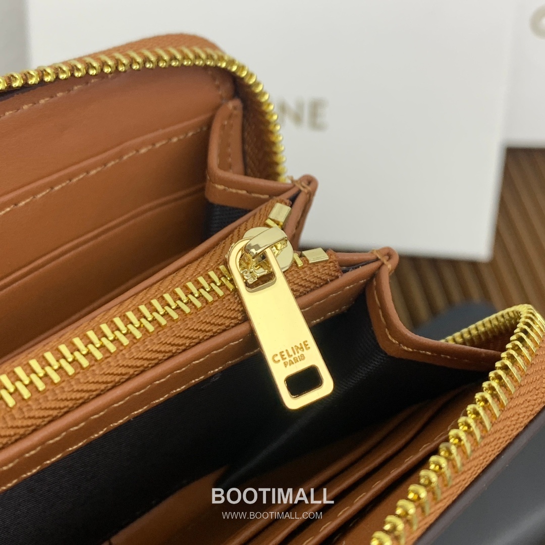 Celine Triomphe Cuir Smooth Calfskin Large Zipped Wallet 셀린느 트리옹프 퀴르 스무스 카프스킨 라지 지퍼 지갑 10543 19cm 7