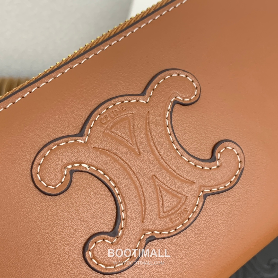 Celine Triomphe Cuir Smooth Calfskin Large Zipped Wallet 셀린느 트리옹프 퀴르 스무스 카프스킨 라지 지퍼 지갑 10543 19cm 8