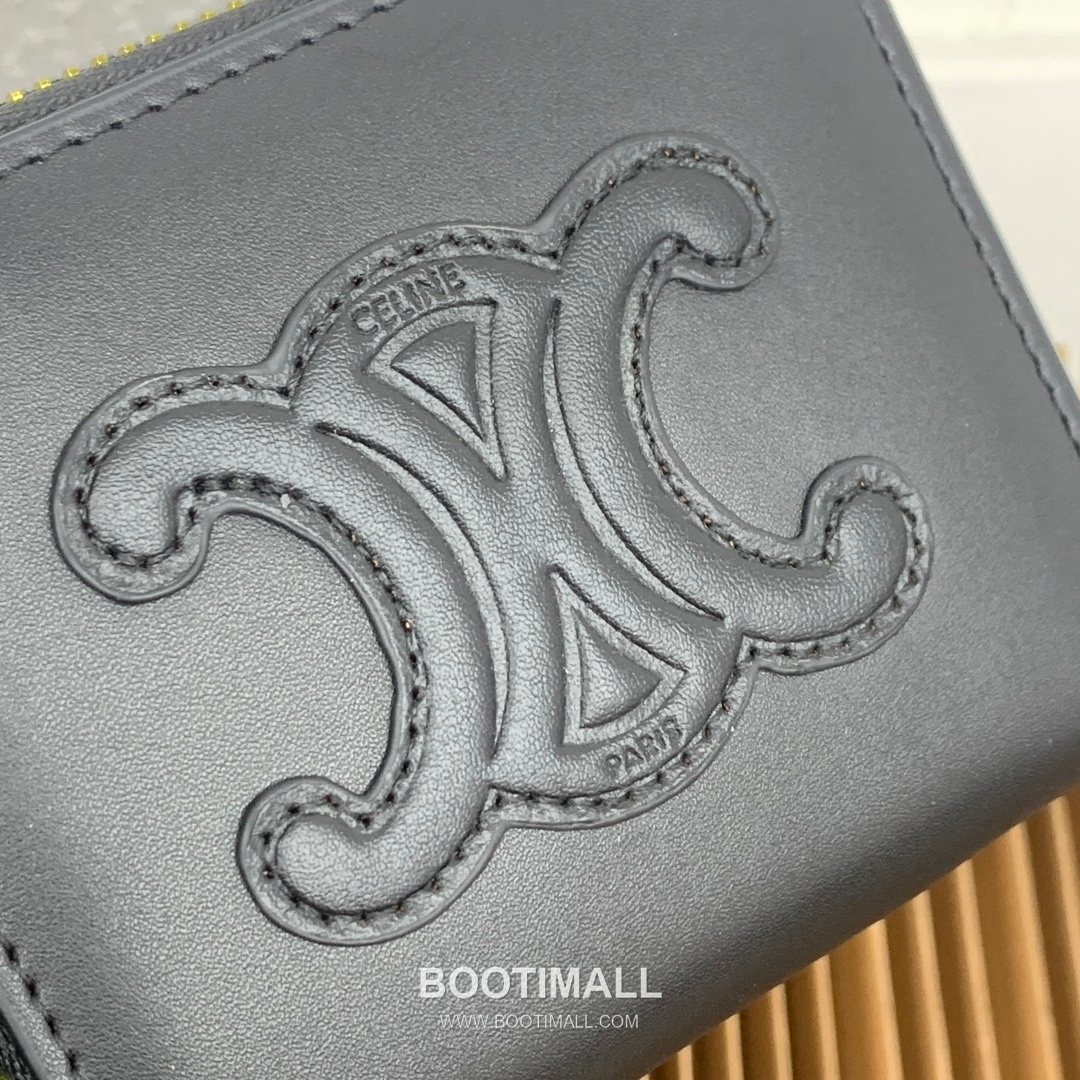 Celine Triomphe Cuir Smooth Calfskin Compact Zipped Wallet 셀린느 트리옹프 퀴르 스무스 카프스킨 컴팩트 지퍼 지갑 10533 10.5cm 6
