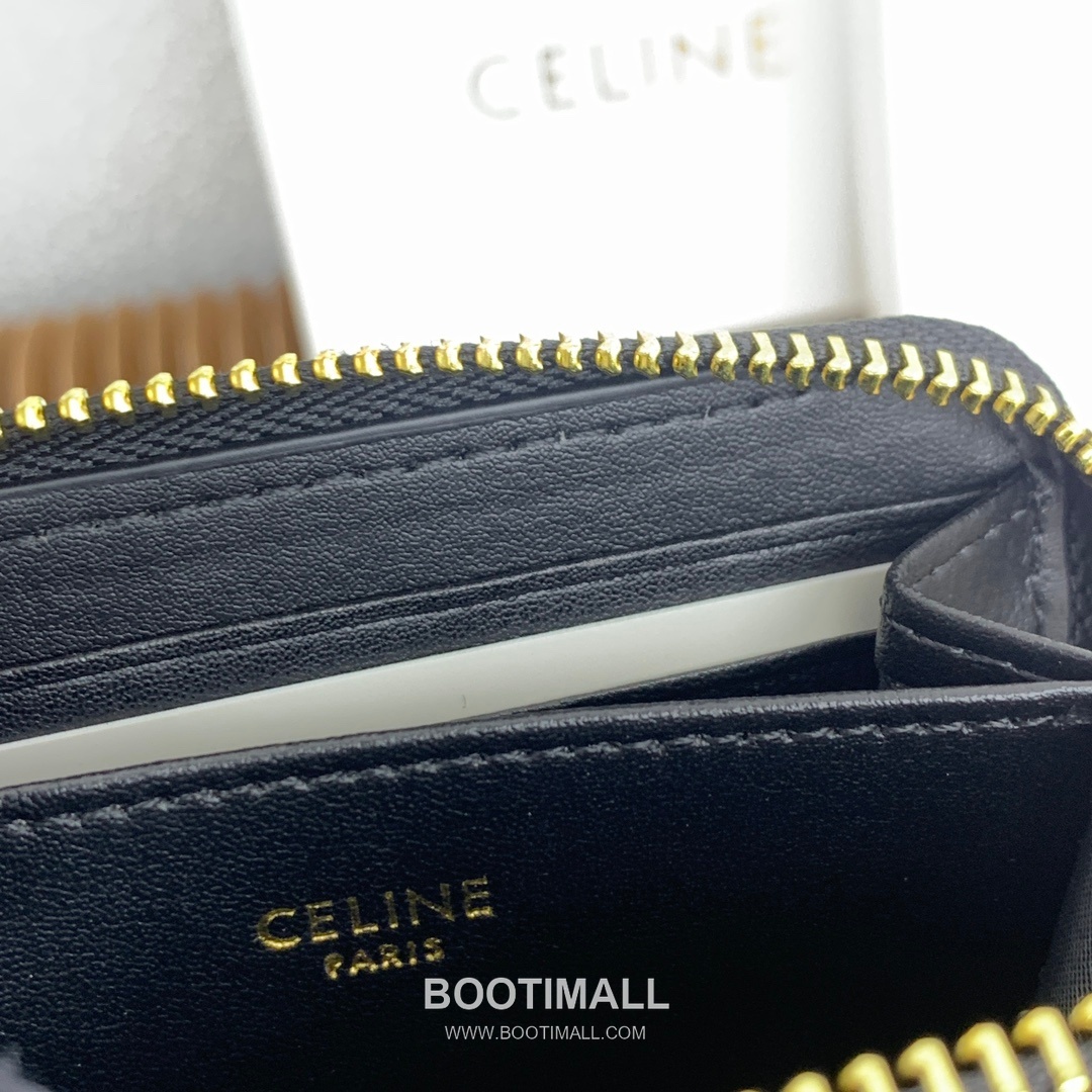 Celine Triomphe Cuir Smooth Calfskin Compact Zipped Wallet 셀린느 트리옹프 퀴르 스무스 카프스킨 컴팩트 지퍼 지갑 10533 10.5cm 9