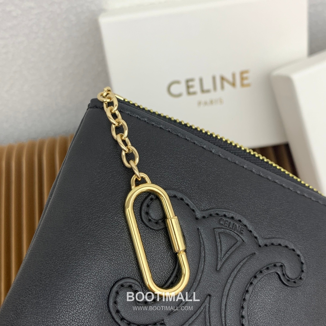Celine Triomphe Smooth Calfskin Zipped Coin & Card Holder 셀린느 트리옹프 스무스 카프스킨 지퍼 코인 카드홀더 10663 13cm 8