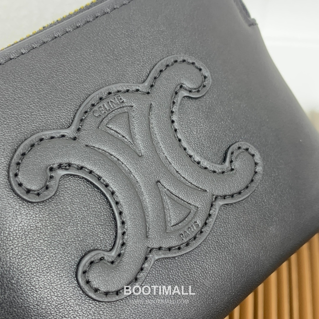 Celine Triomphe Smooth Calfskin Zipped Coin & Card Holder 셀린느 트리옹프 스무스 카프스킨 지퍼 코인 카드홀더 10663 13cm 9