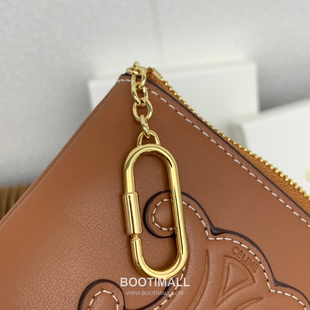 Celine Triomphe Smooth Calfskin Zipped Coin & Card Holder 셀린느 트리옹프 스무스 카프스킨 지퍼 코인 카드홀더 10663 13cm 9