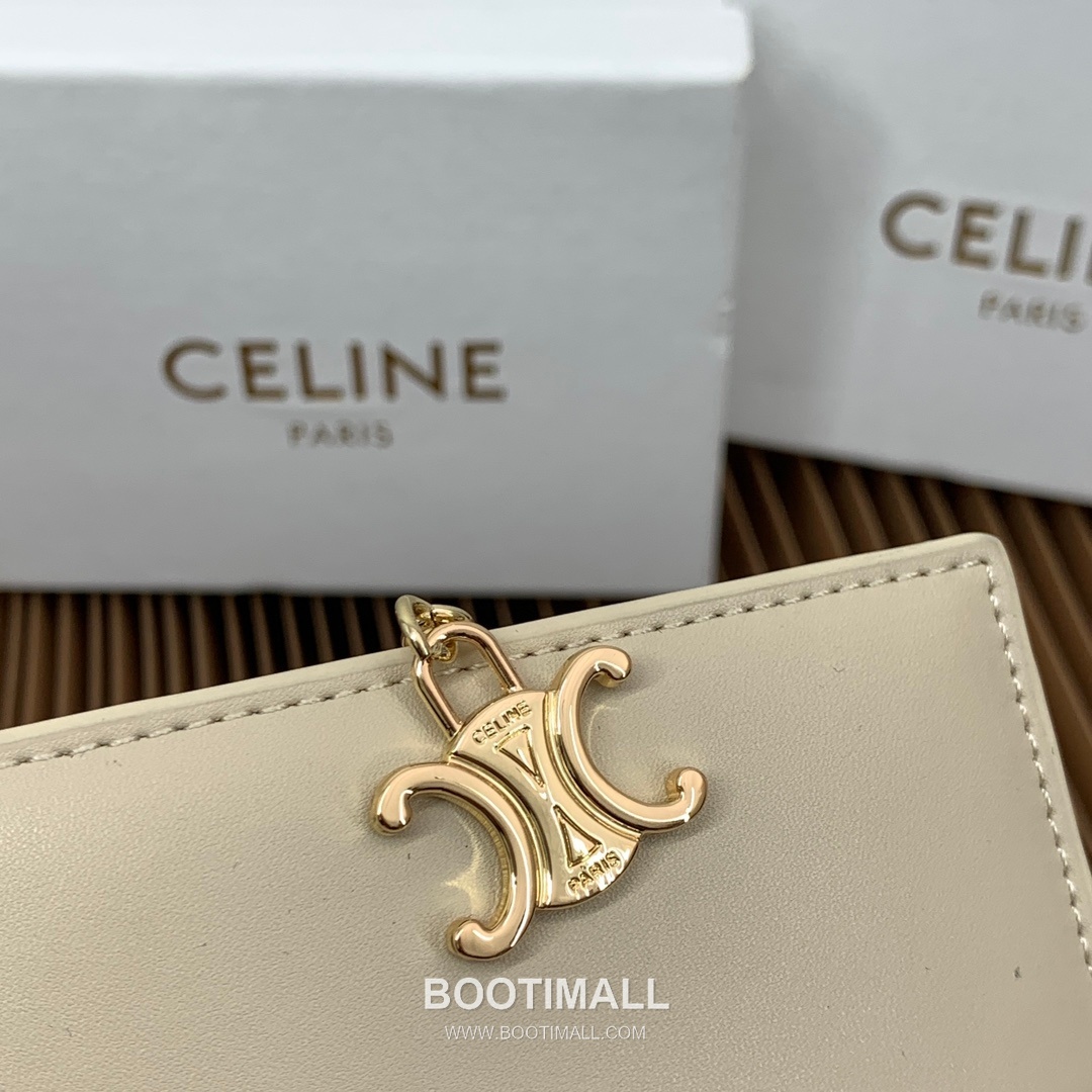 Celine Triomphe Compact Wallet 셀린느 트리옹프 컴팩트 반지갑 10103 10.5cm 3