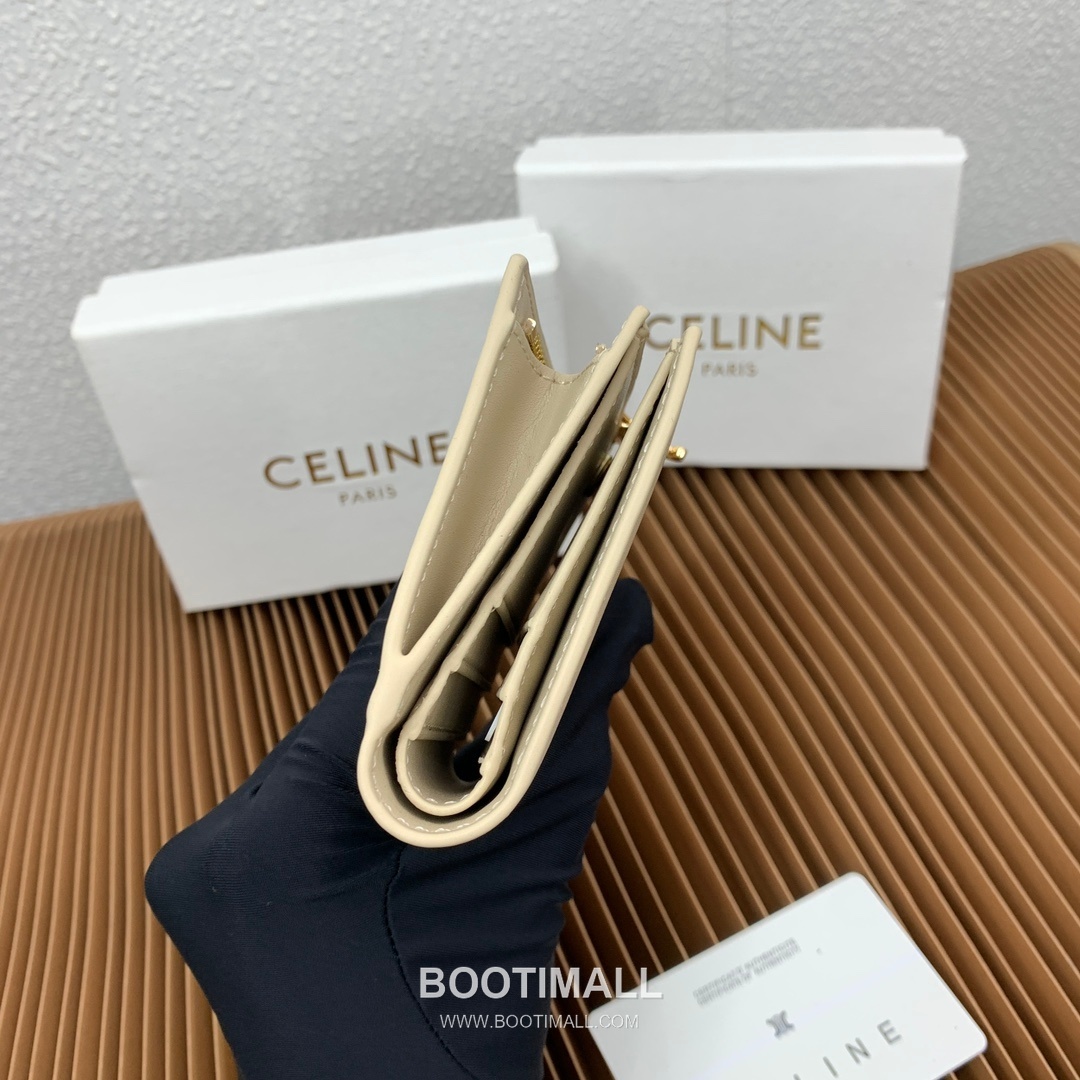 Celine Triomphe Compact Wallet 셀린느 트리옹프 컴팩트 반지갑 10103 10.5cm 6