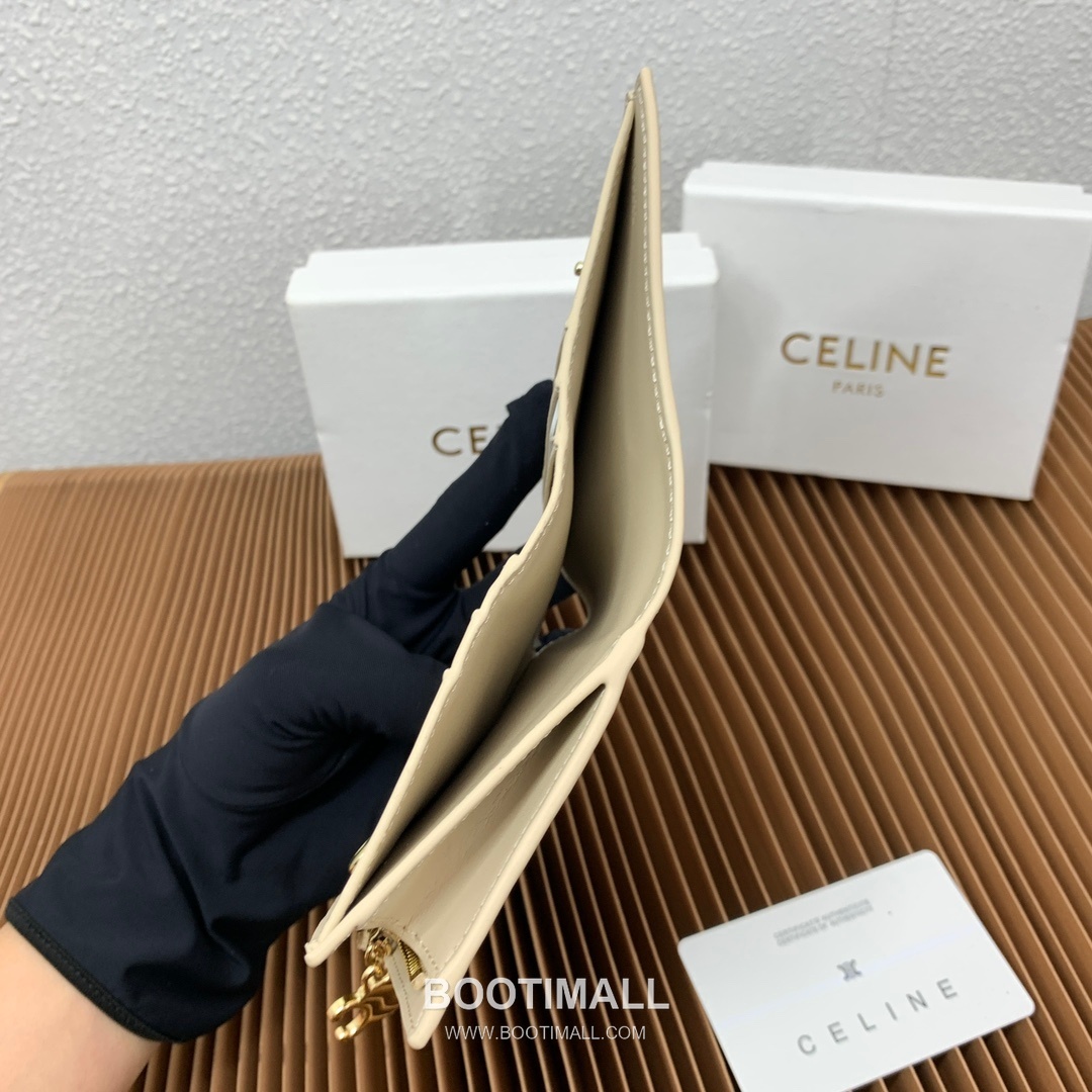 Celine Triomphe Compact Wallet 셀린느 트리옹프 컴팩트 반지갑 10103 10.5cm 8