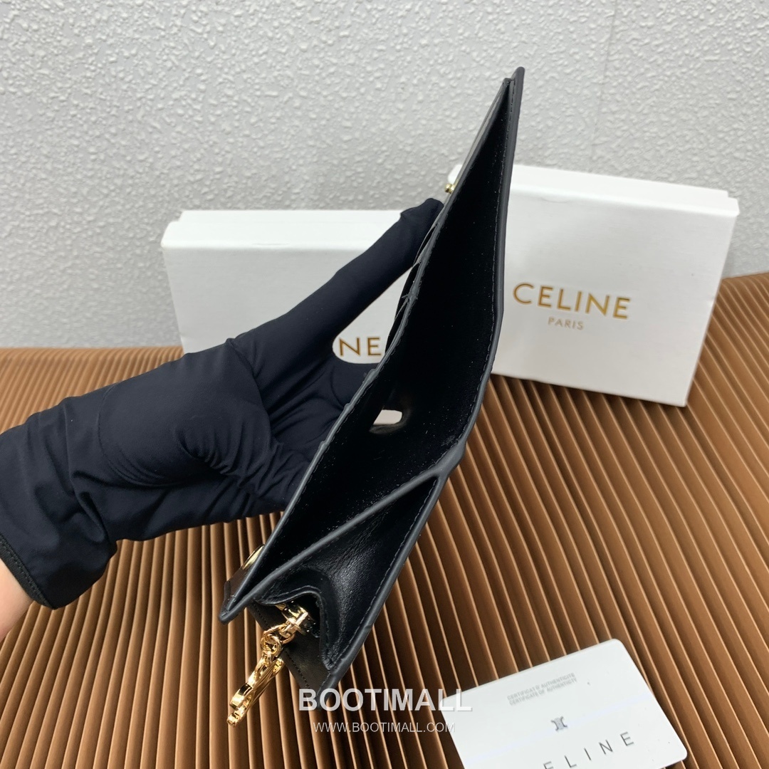 Celine Triomphe Compact Wallet 셀린느 트리옹프 컴팩트 반지갑 10103 10.5cm 9