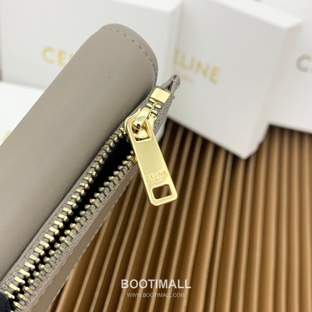 Celine Triomphe Canvas Small Wallet with Coin Pouch 셀린느 트리옹프 캔버스 스몰 지갑 16331 9.5cm 8