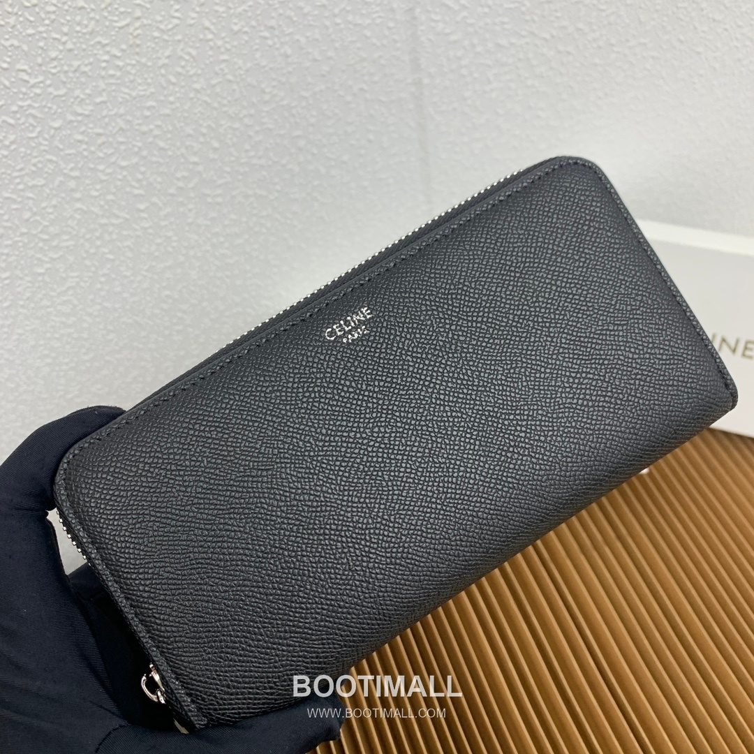 Celine Grained Calfskin Large Zipped Wallet 셀린느 그레인드 카프스킨 라지 지퍼 지갑 10552 19cm 2