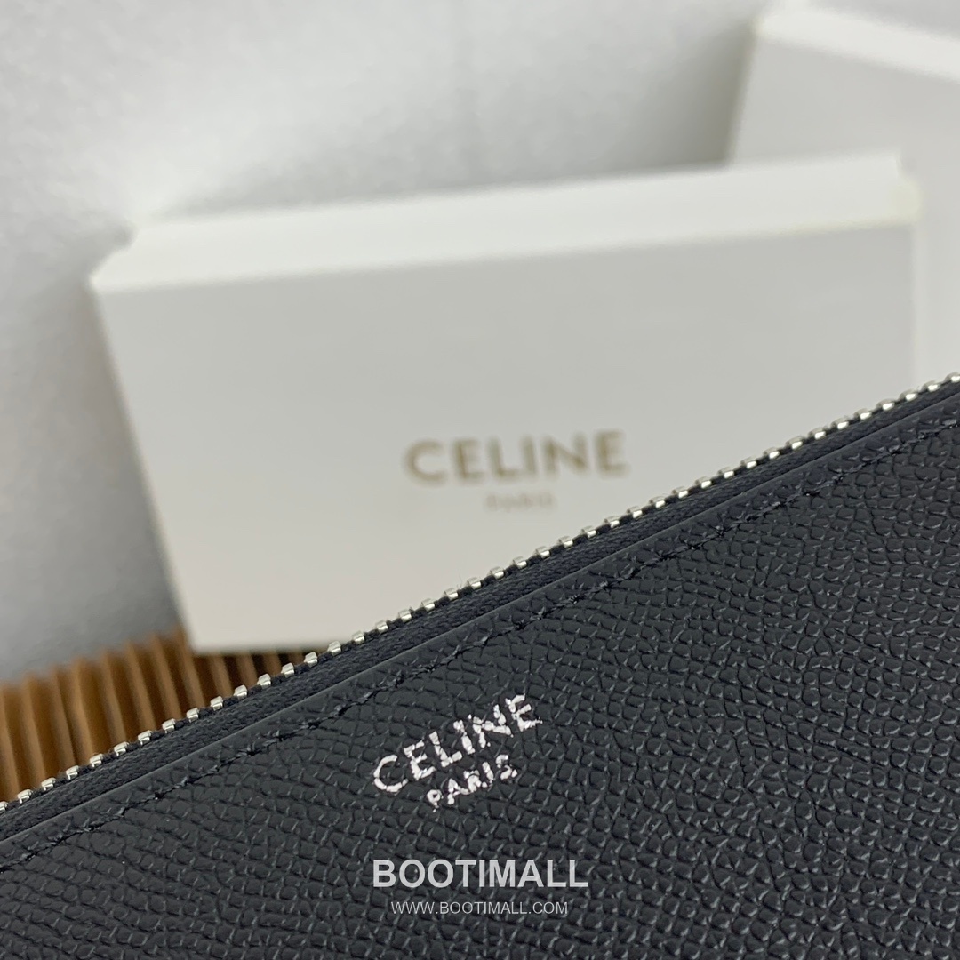 Celine Grained Calfskin Large Zipped Wallet 셀린느 그레인드 카프스킨 라지 지퍼 지갑 10552 19cm 9
