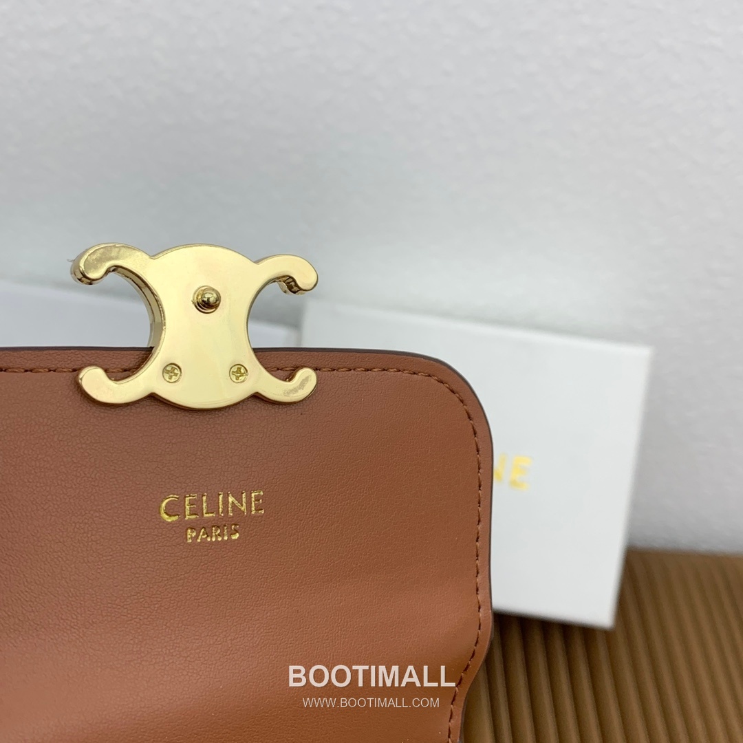 Celine Triomphe Canvas Small Wallet 셀린느 트리옹프 캔버스 스몰 지갑 66889 10.5cm 9