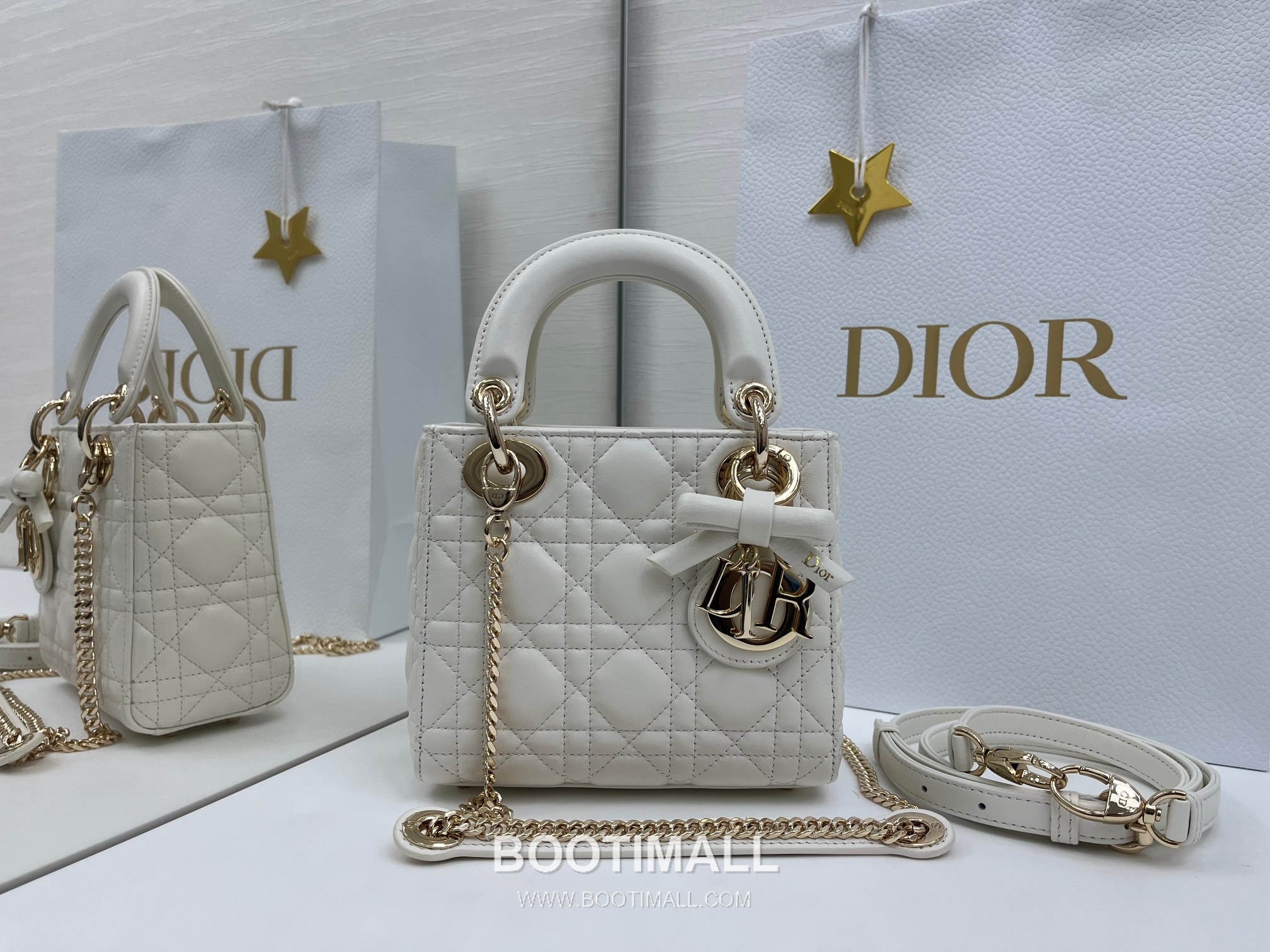 Dior Lady Dior Mini Cannage Lambskin Top Handle Bag 디올 레이디디올 미니 까나쥬 램스킨 토트백 17cm 1