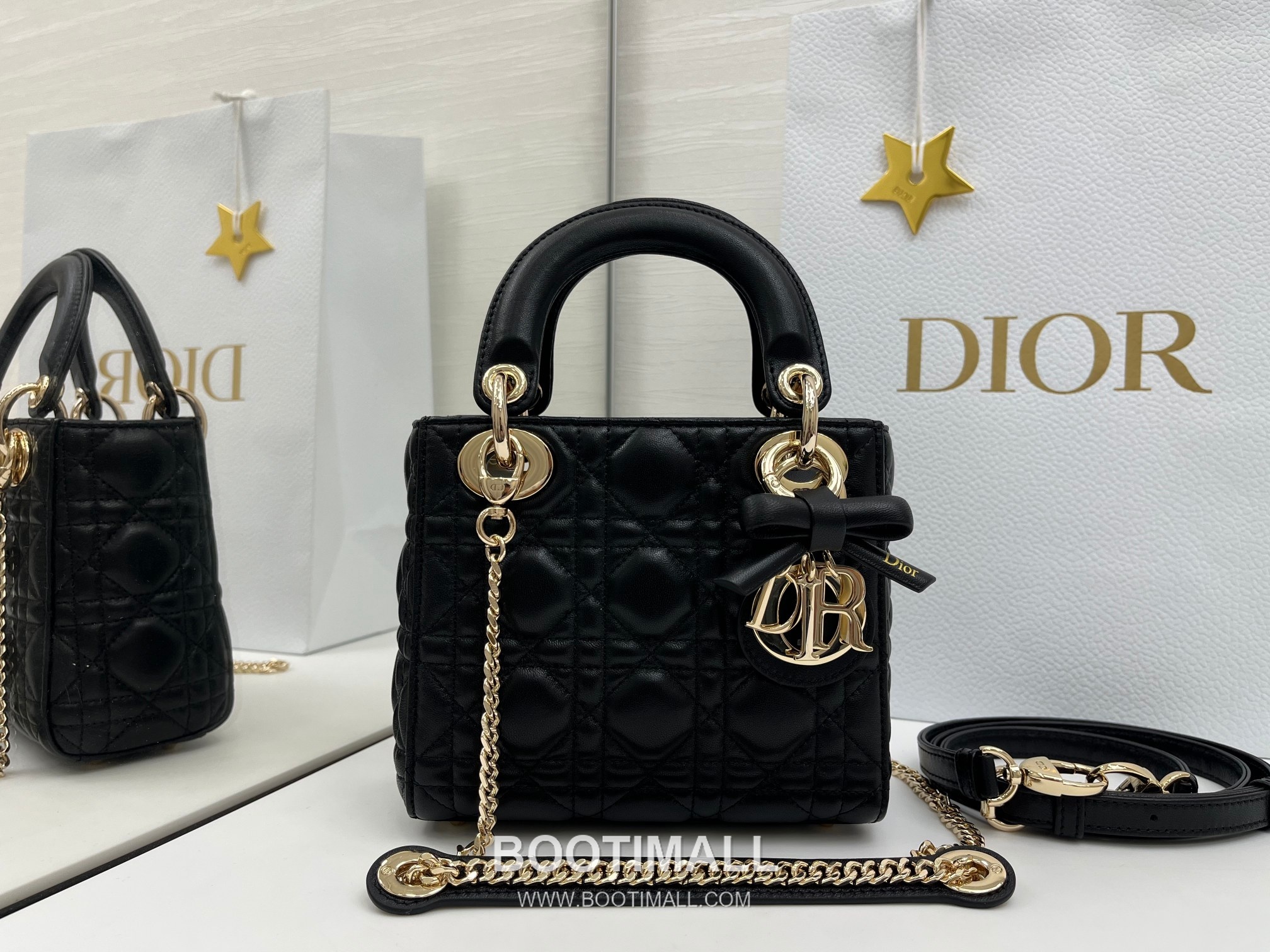 Dior Lady Dior Mini Cannage Lambskin Top Handle Bag 디올 레이디디올 미니 까나쥬 램스킨 토트백 17cm 1